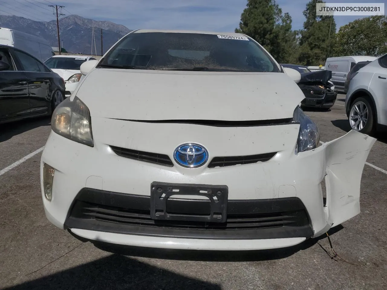 2012 Toyota Prius Plug-In VIN: JTDKN3DP9C3008281 Lot: 76589724