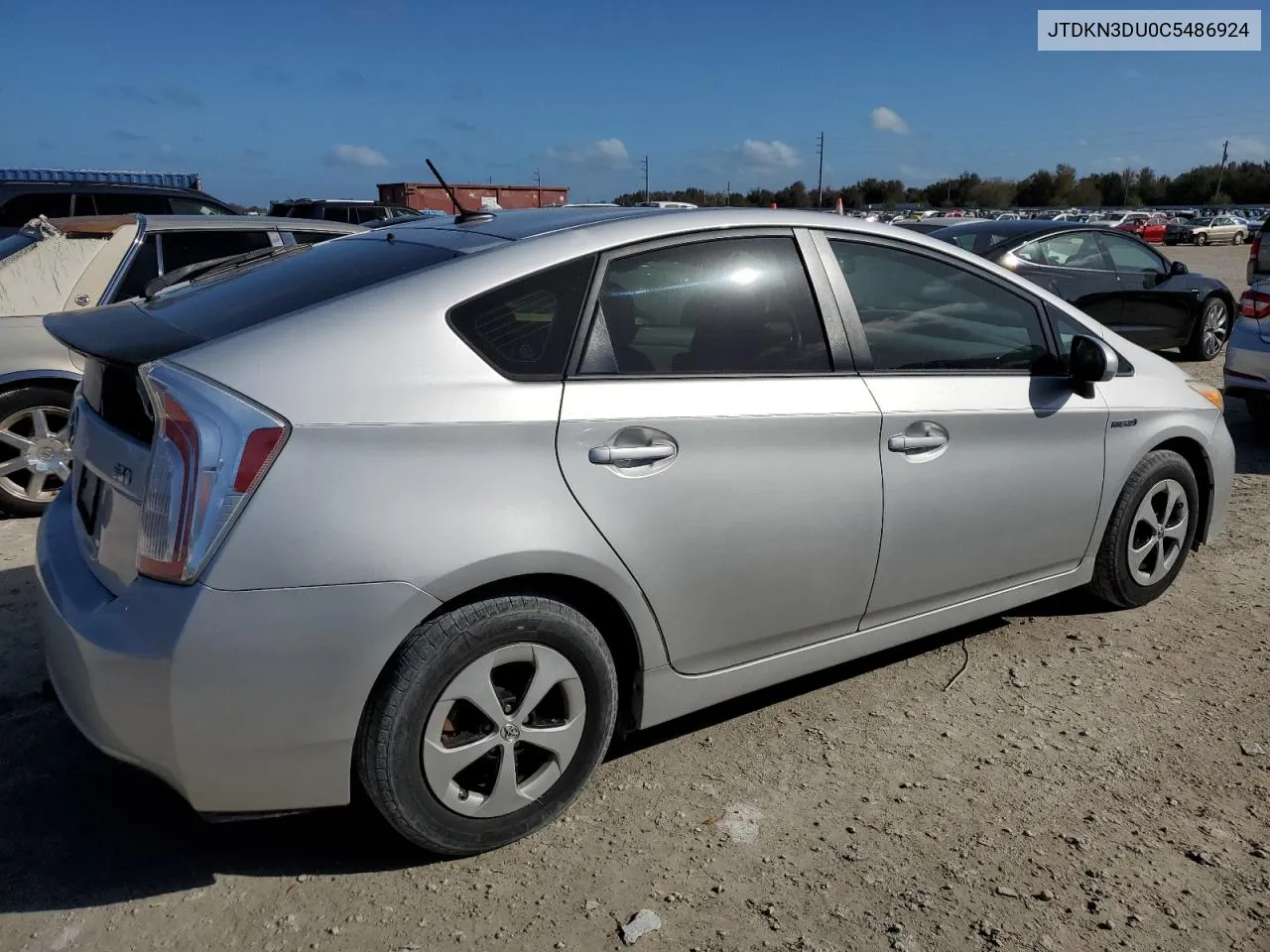 2012 Toyota Prius VIN: JTDKN3DU0C5486924 Lot: 76593674