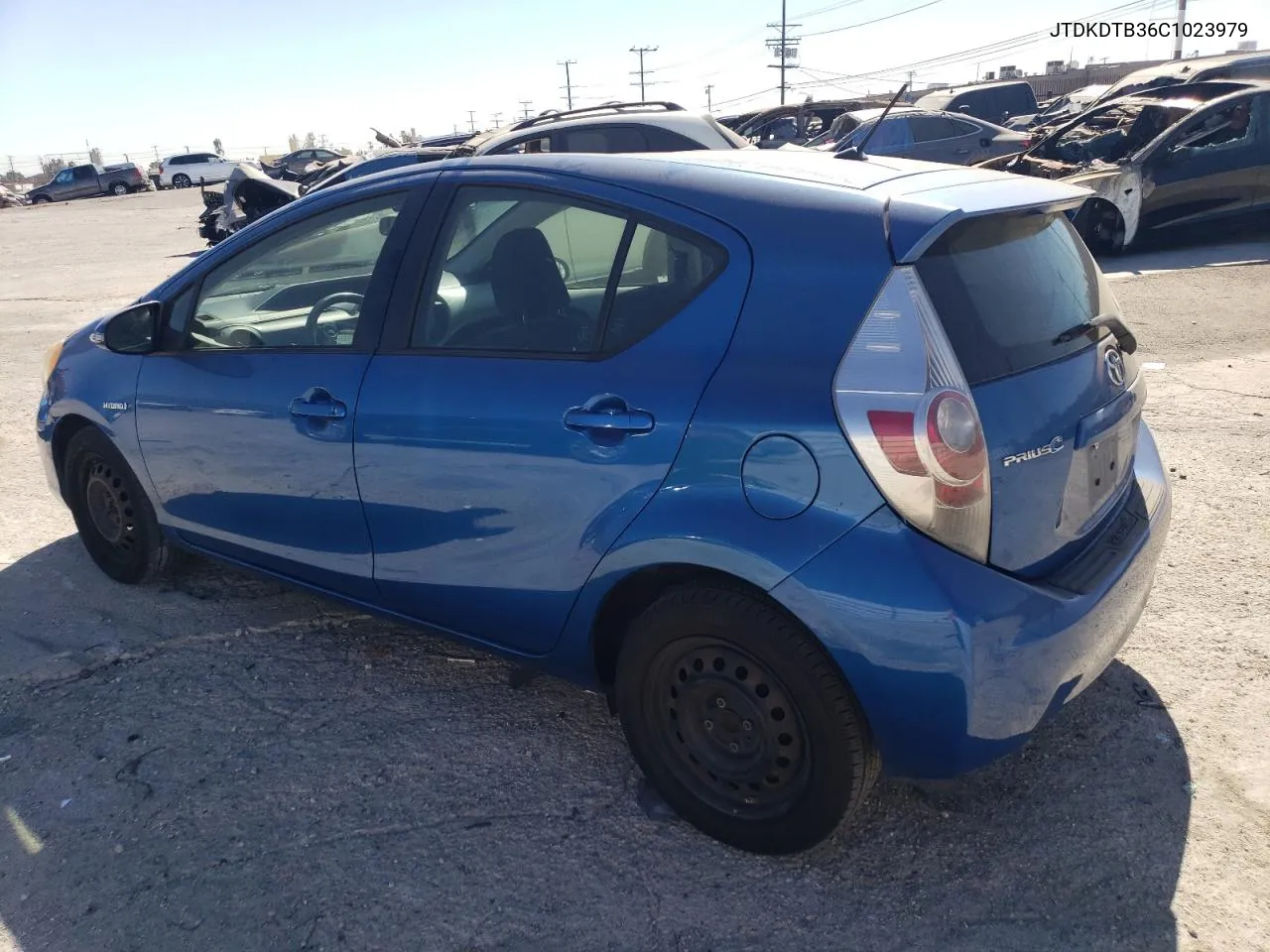 2012 Toyota Prius C VIN: JTDKDTB36C1023979 Lot: 77013034