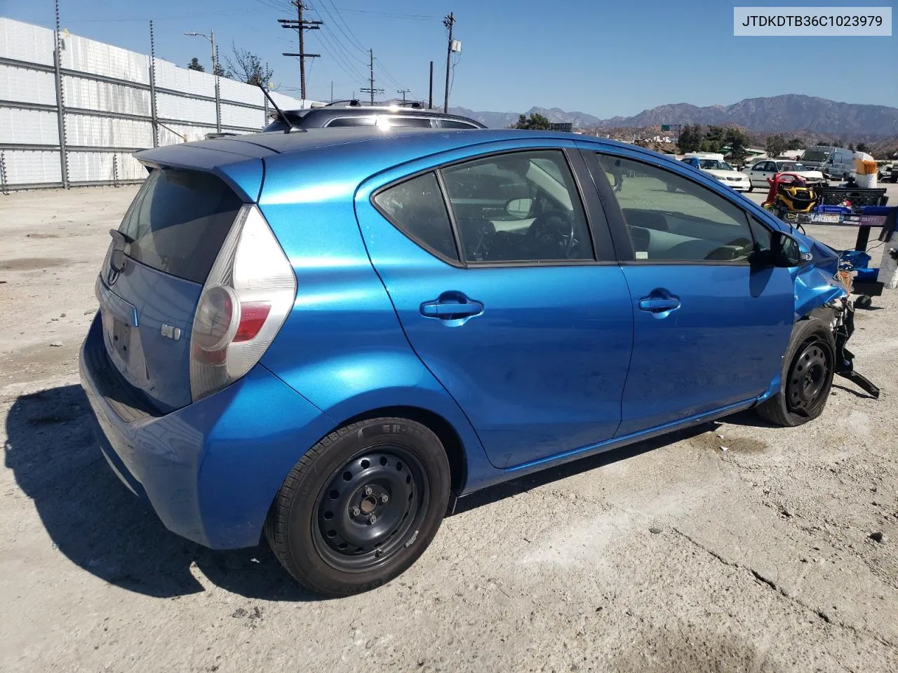 2012 Toyota Prius C VIN: JTDKDTB36C1023979 Lot: 77013034