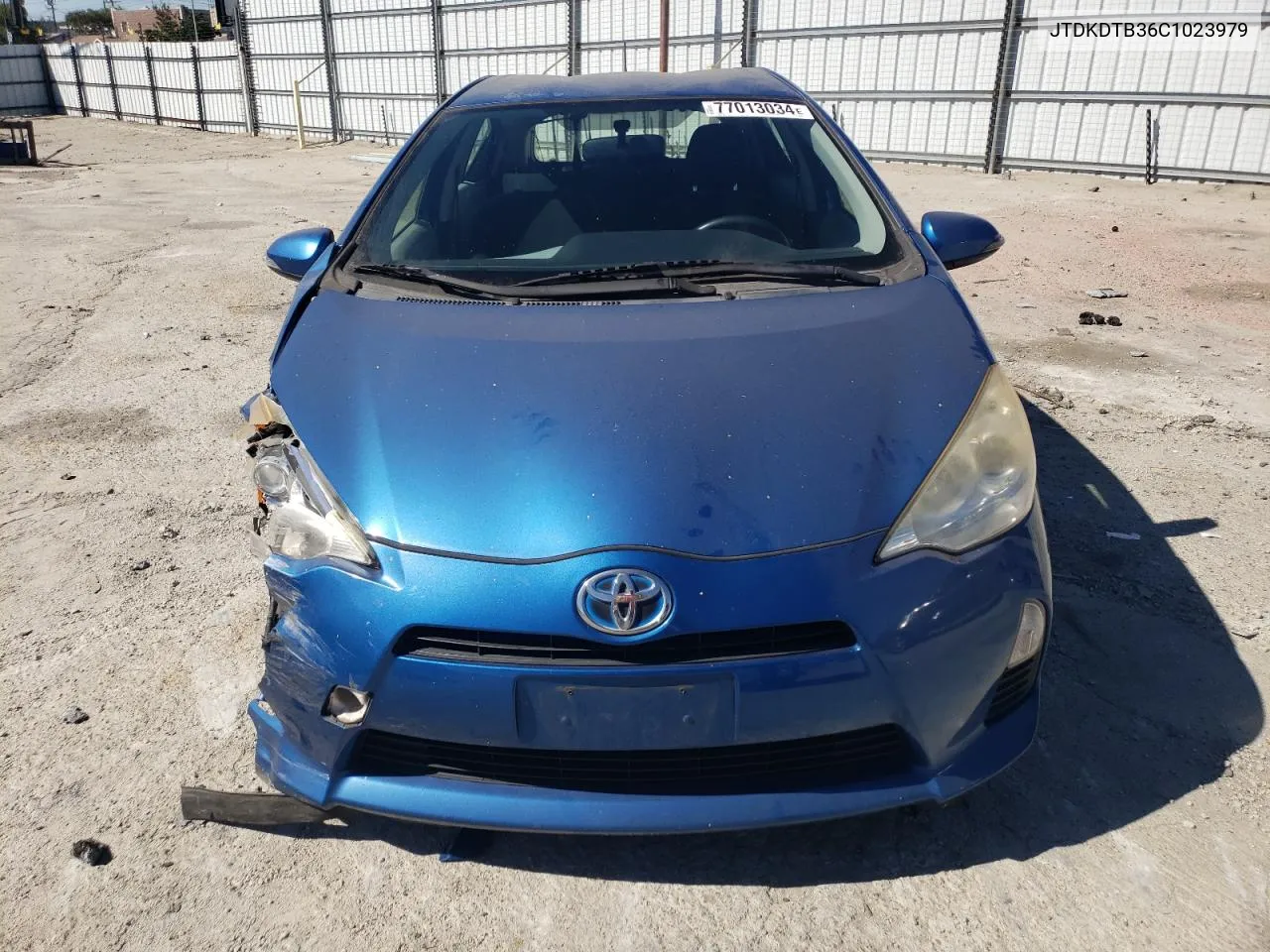 2012 Toyota Prius C VIN: JTDKDTB36C1023979 Lot: 77013034