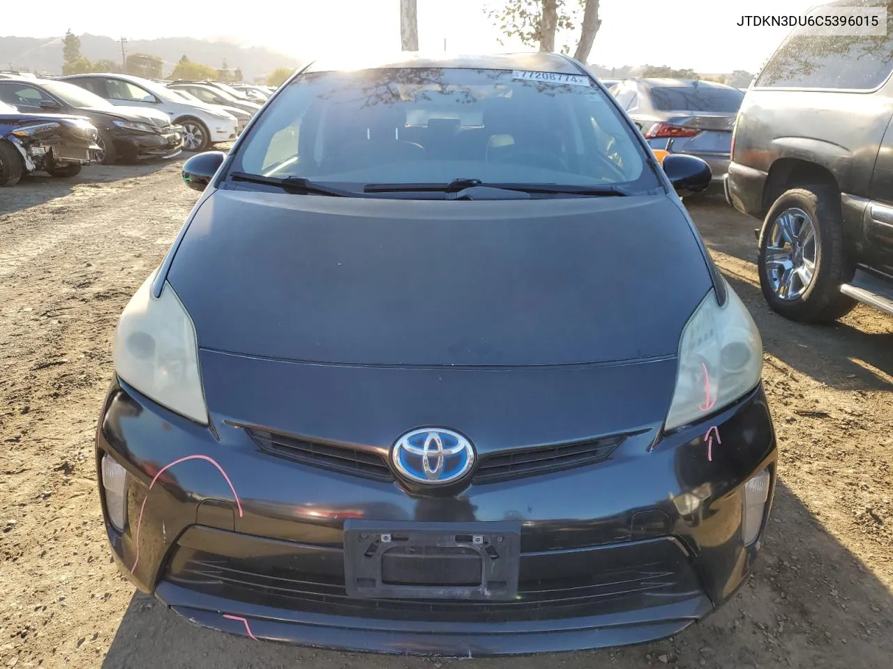 2012 Toyota Prius VIN: JTDKN3DU6C5396015 Lot: 77208774