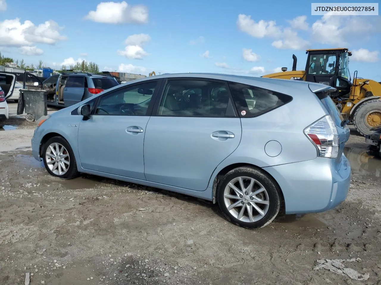 2012 Toyota Prius V VIN: JTDZN3EU0C3027854 Lot: 77326524