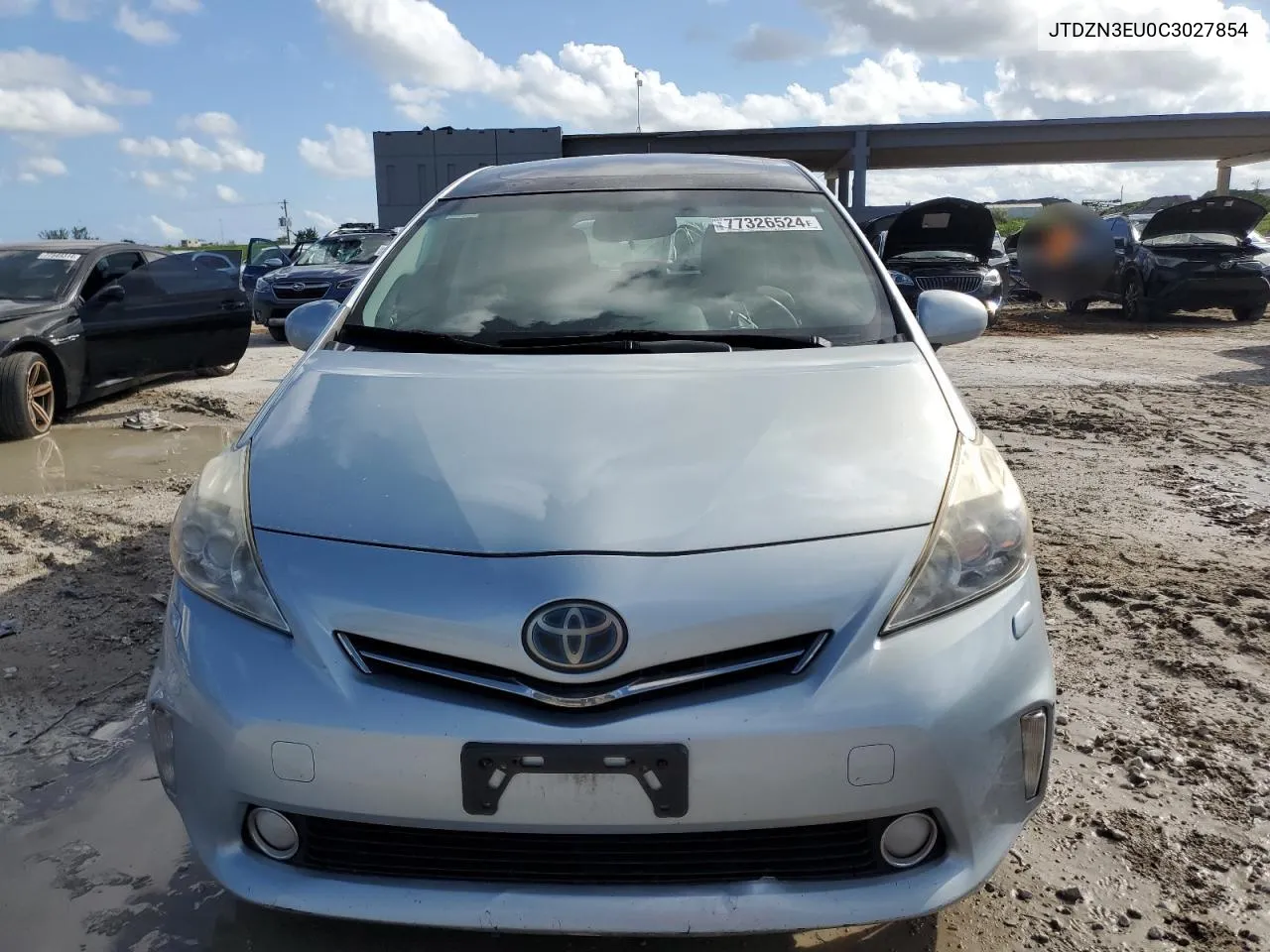 2012 Toyota Prius V VIN: JTDZN3EU0C3027854 Lot: 77326524