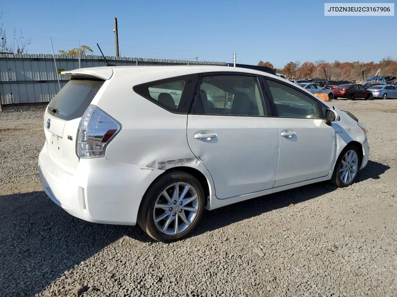 2012 Toyota Prius V VIN: JTDZN3EU2C3167906 Lot: 77341424