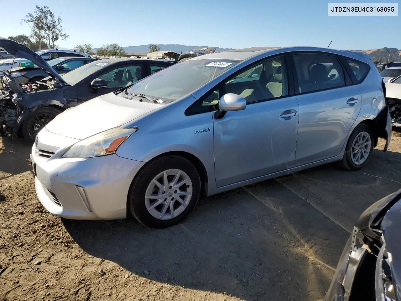 2012 Toyota Prius V VIN: JTDZN3EU4C3163095 Lot: 77474464