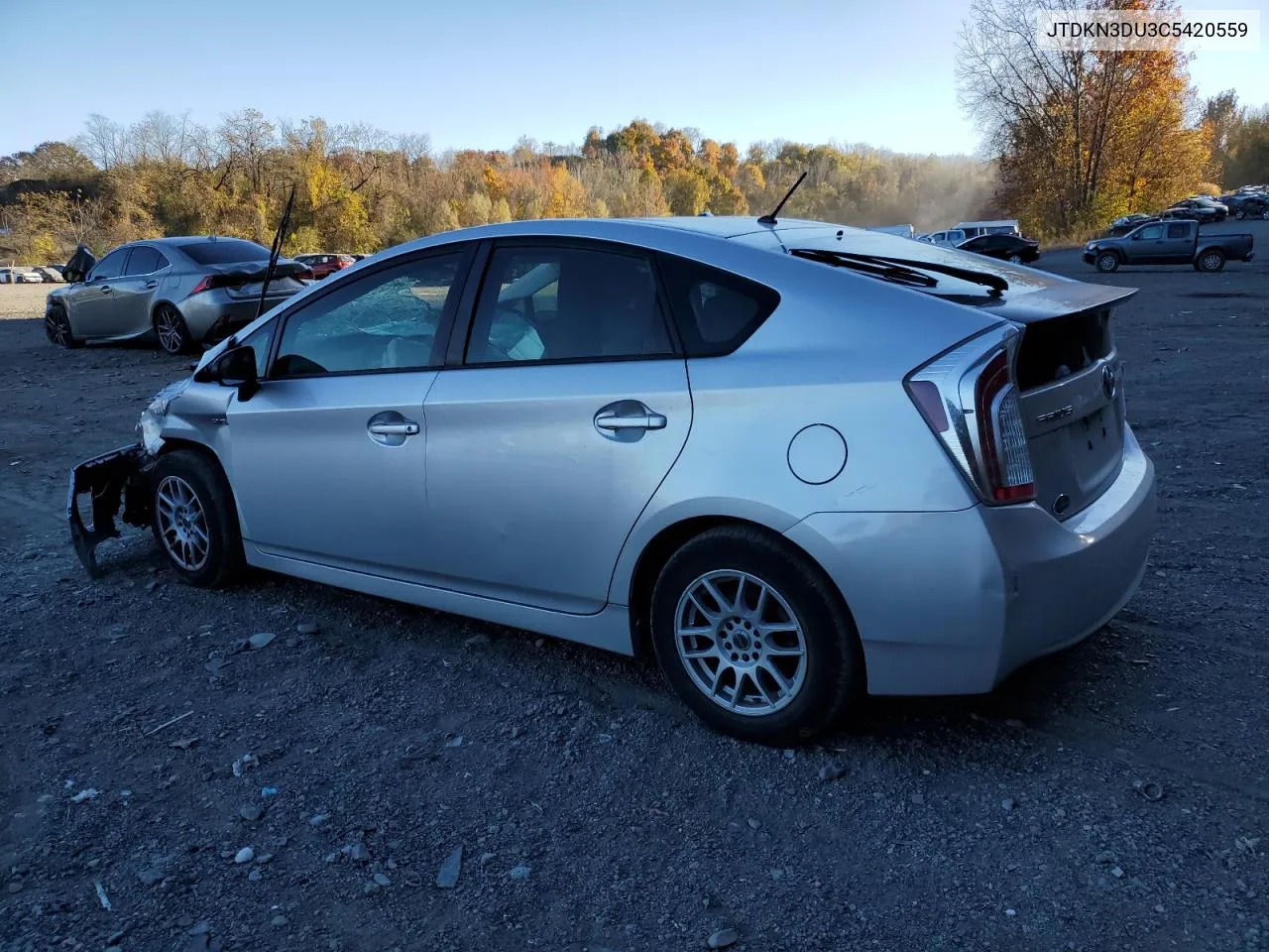 2012 Toyota Prius VIN: JTDKN3DU3C5420559 Lot: 77623354