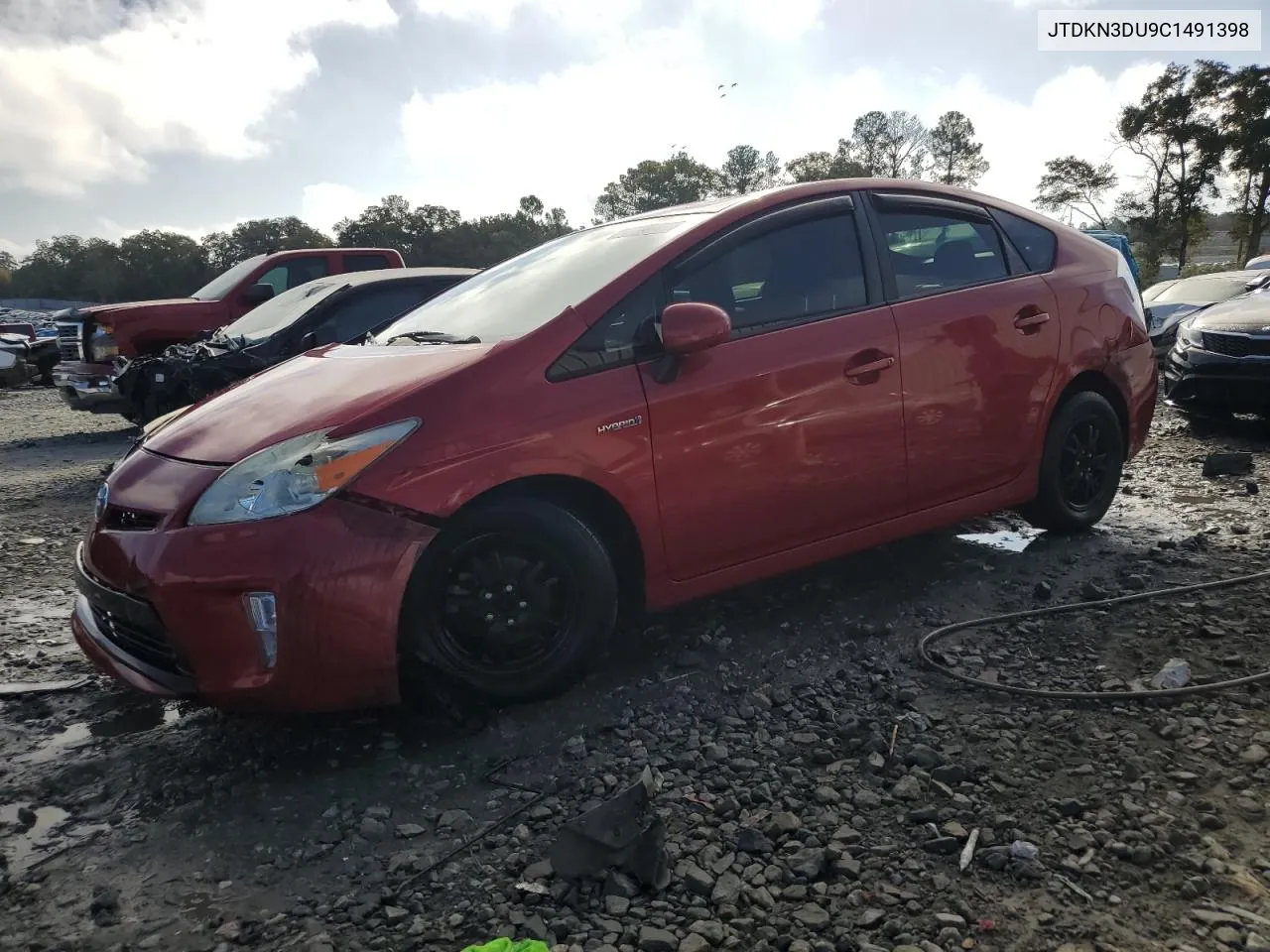 2012 Toyota Prius VIN: JTDKN3DU9C1491398 Lot: 77624744