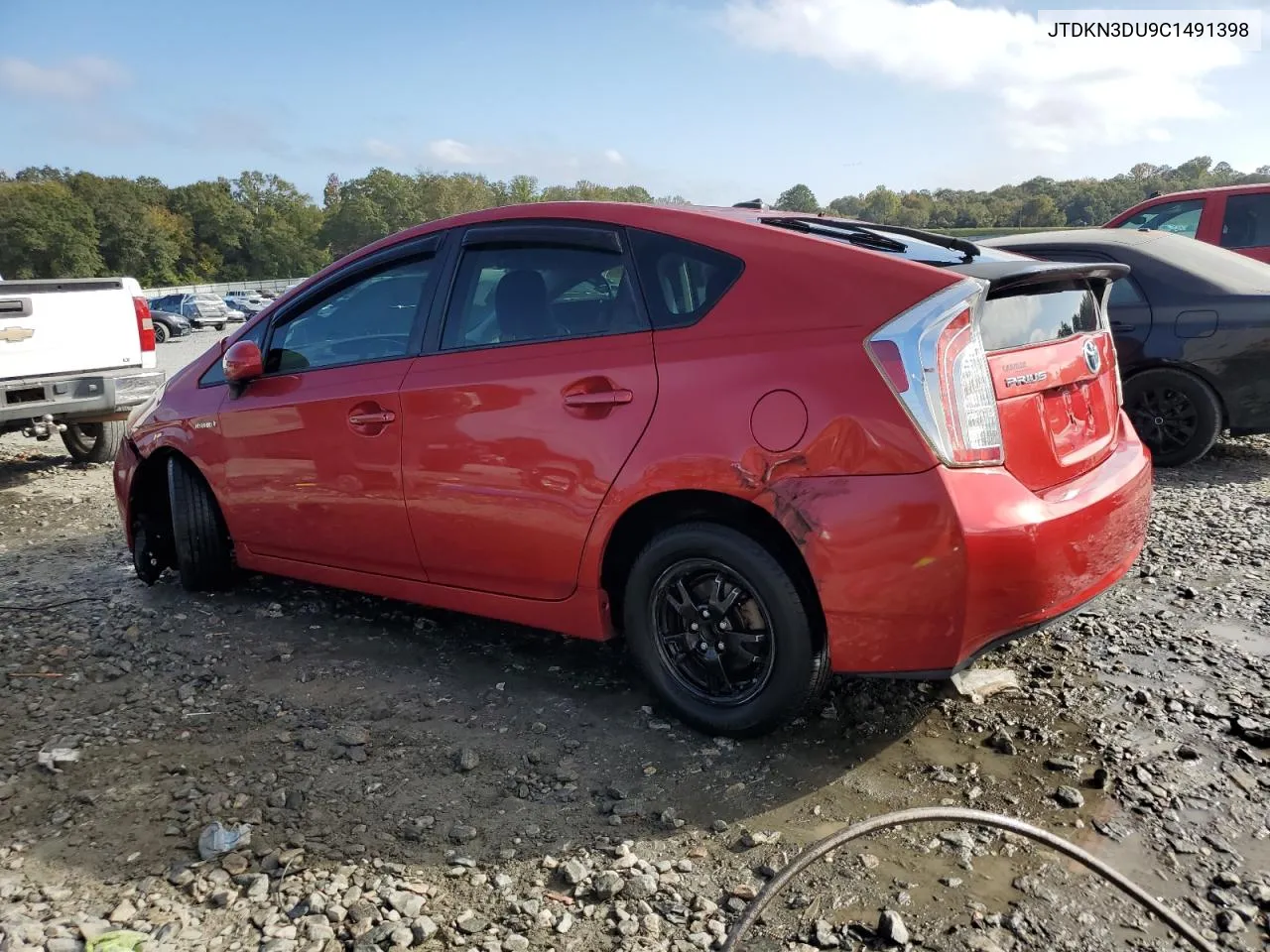 2012 Toyota Prius VIN: JTDKN3DU9C1491398 Lot: 77624744