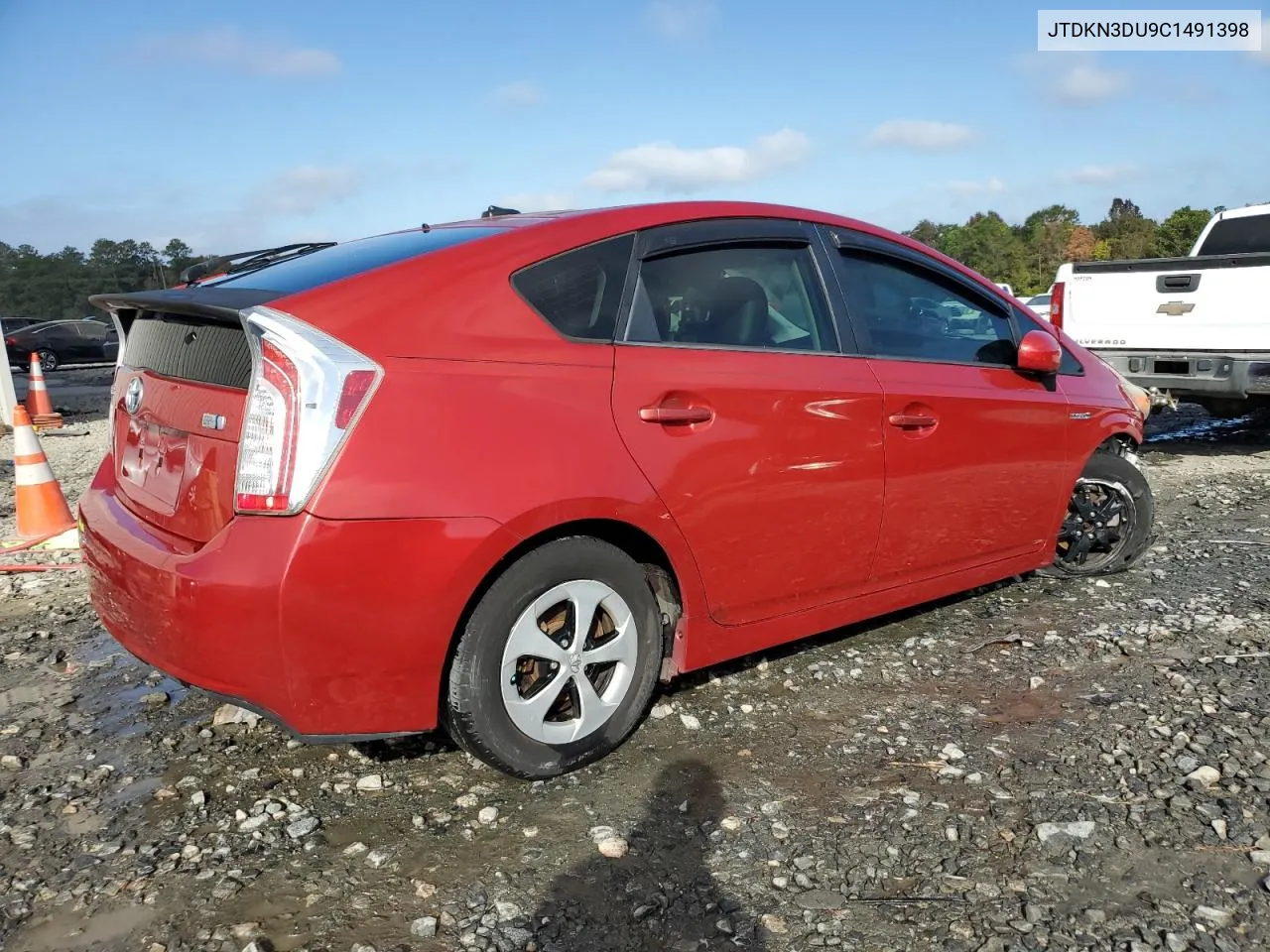 2012 Toyota Prius VIN: JTDKN3DU9C1491398 Lot: 77624744