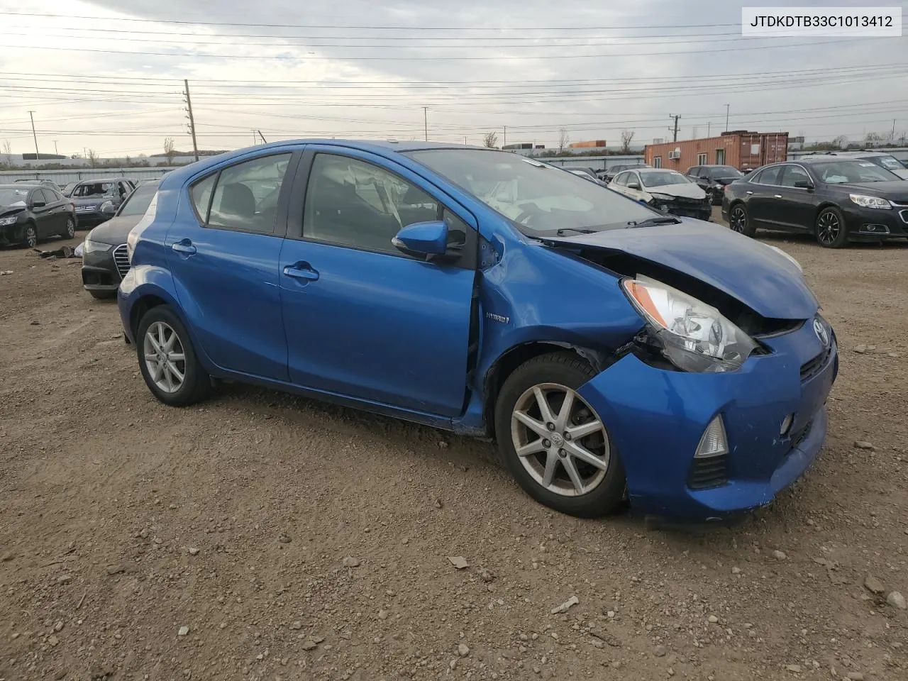 JTDKDTB33C1013412 2012 Toyota Prius C