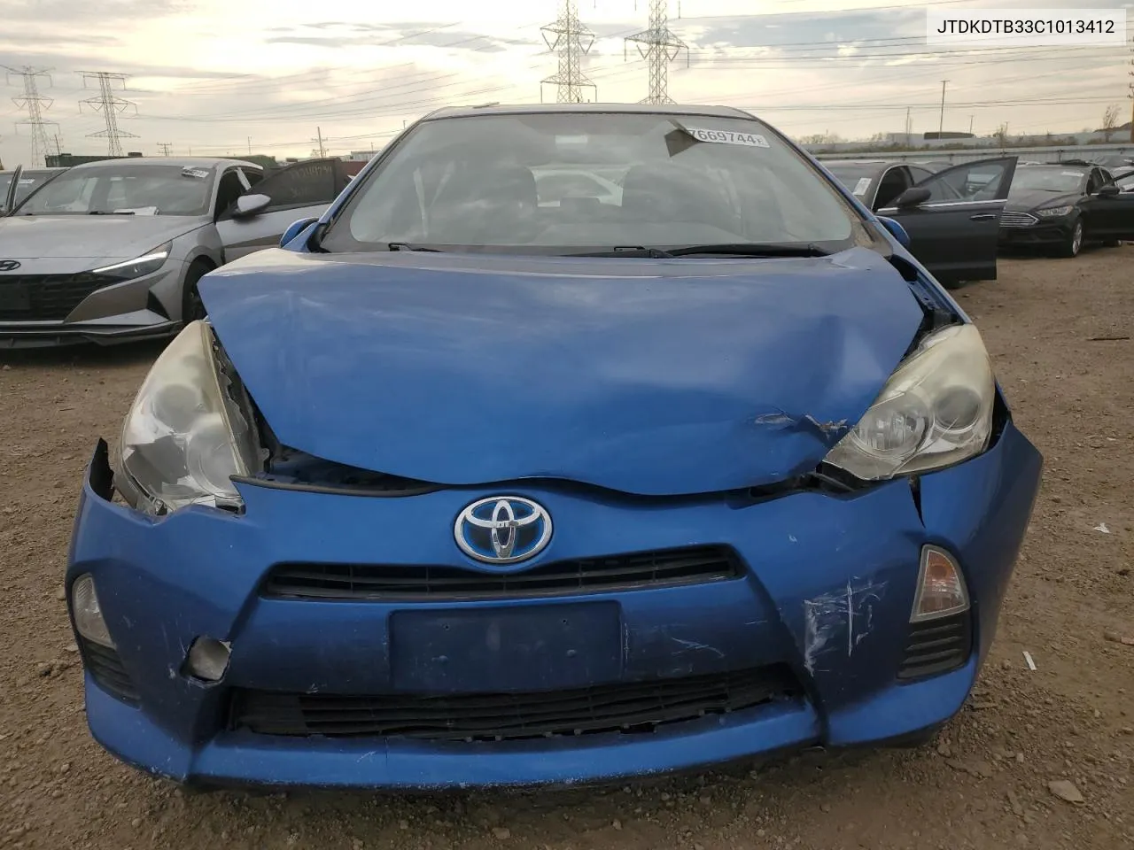 JTDKDTB33C1013412 2012 Toyota Prius C