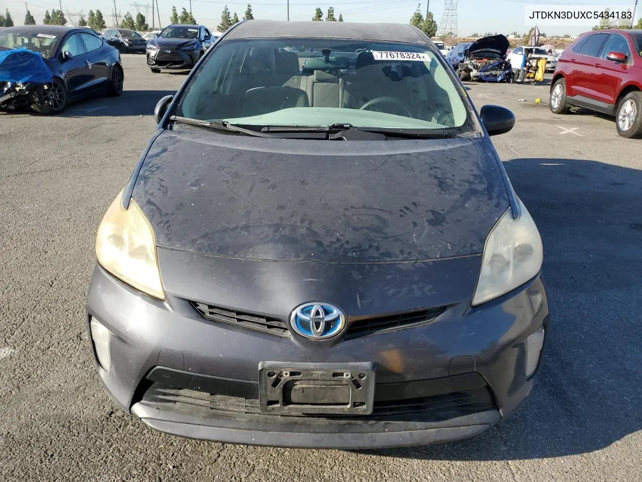 2012 Toyota Prius VIN: JTDKN3DUXC5434183 Lot: 77678324