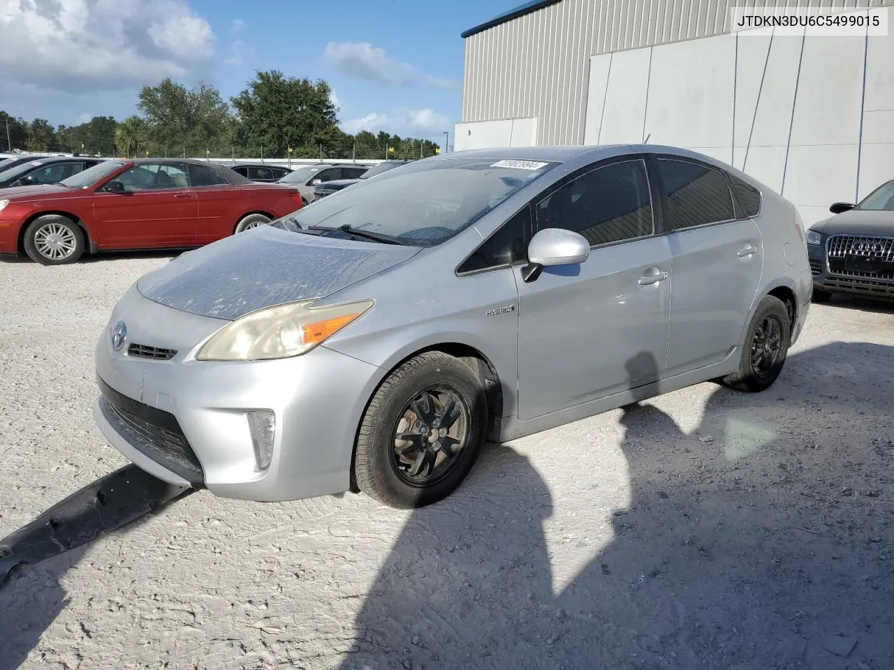 2012 Toyota Prius VIN: JTDKN3DU6C5499015 Lot: 77902994