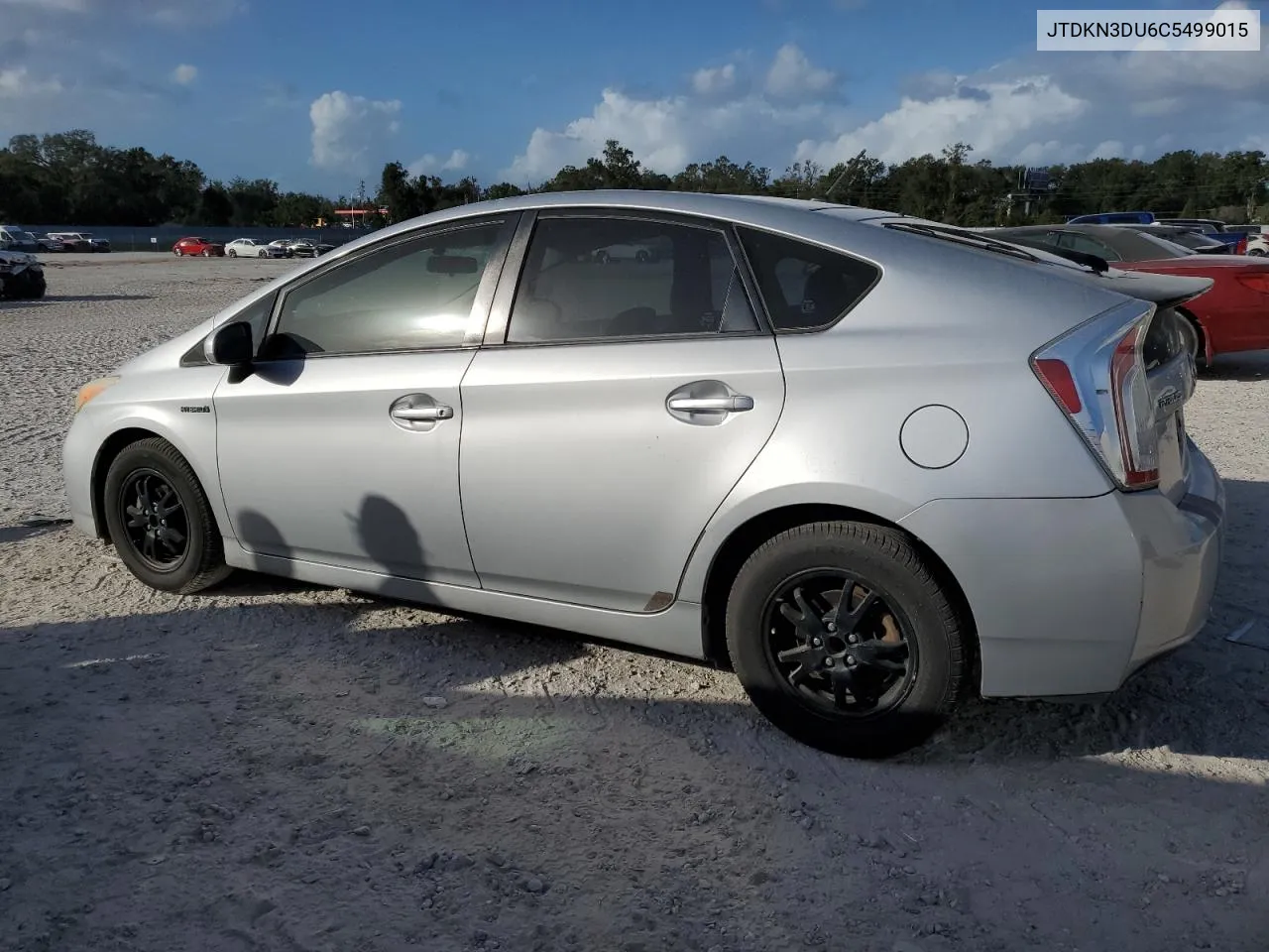 2012 Toyota Prius VIN: JTDKN3DU6C5499015 Lot: 77902994