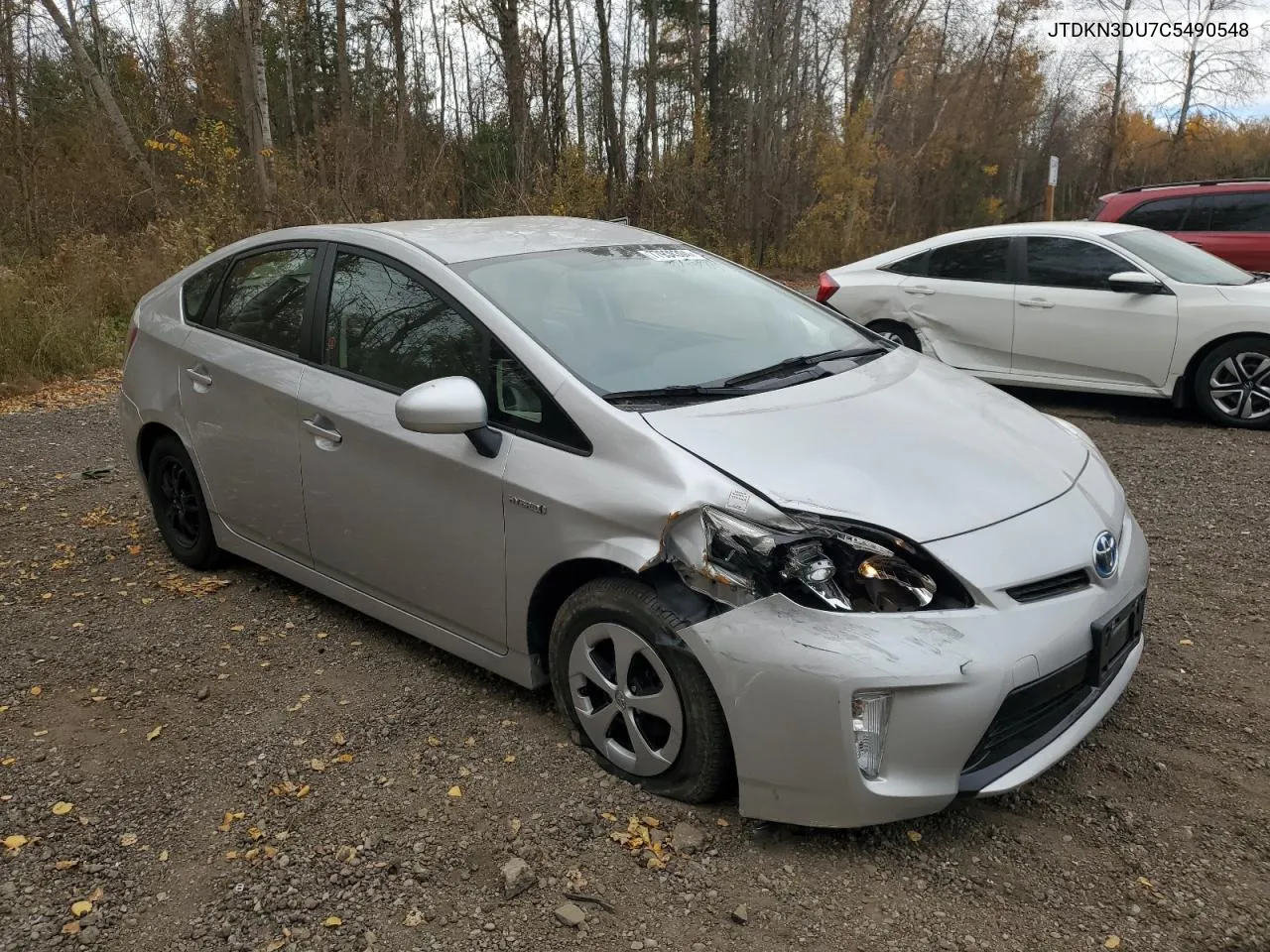 2012 Toyota Prius VIN: JTDKN3DU7C5490548 Lot: 77938304