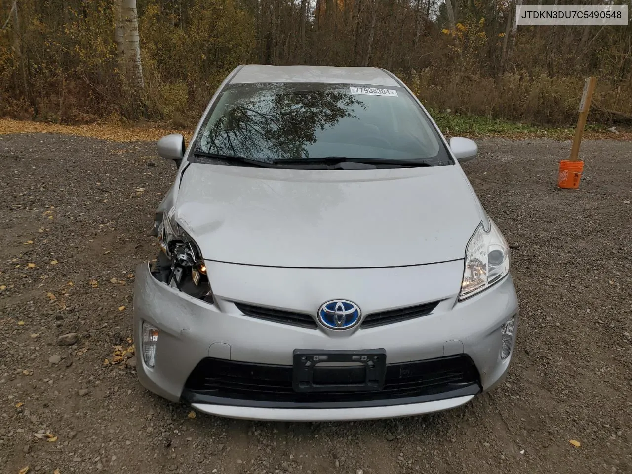 2012 Toyota Prius VIN: JTDKN3DU7C5490548 Lot: 77938304