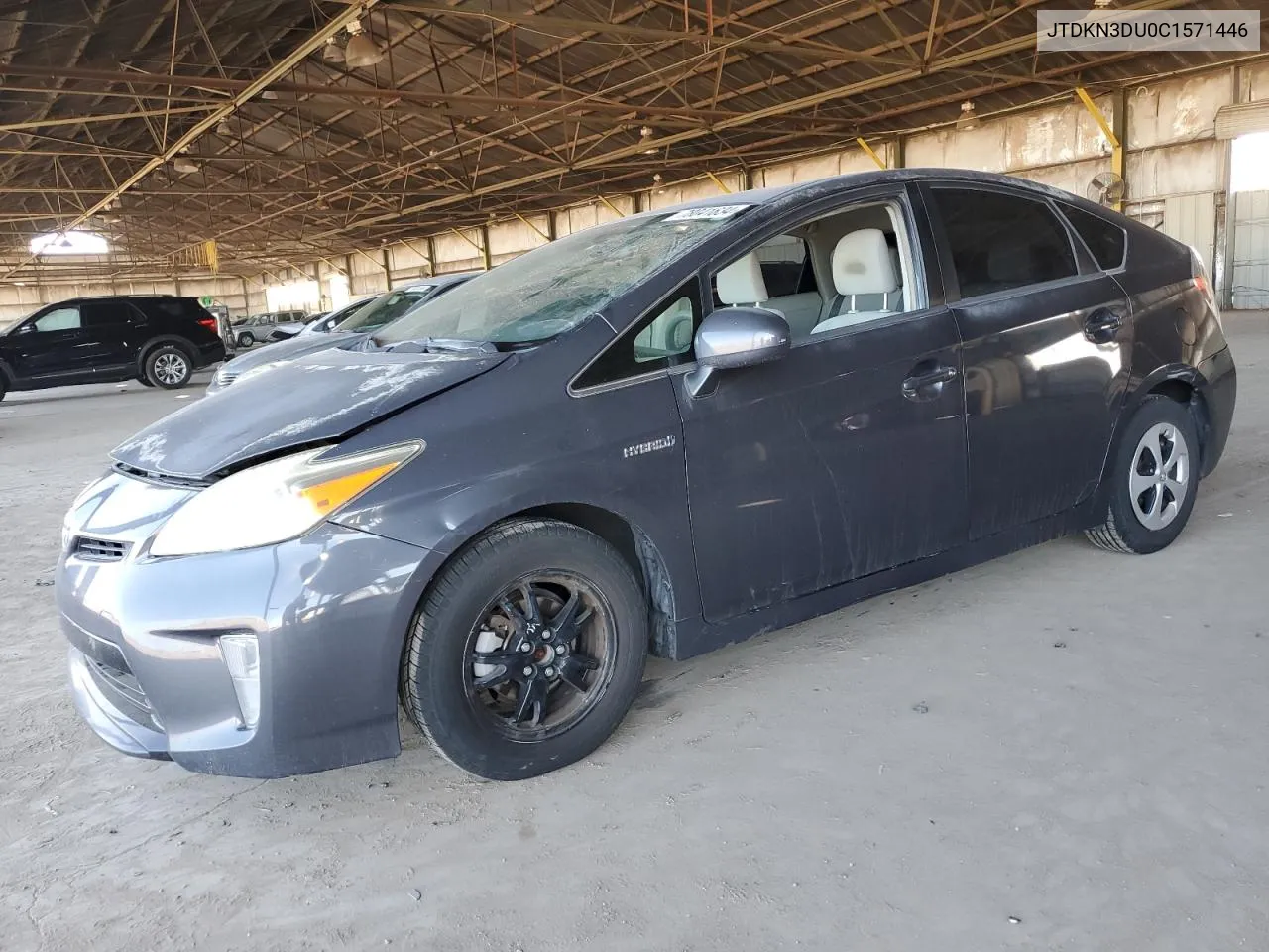 2012 Toyota Prius VIN: JTDKN3DU0C1571446 Lot: 78041634