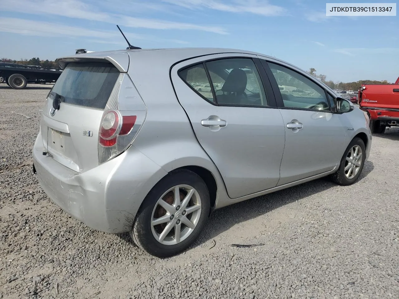 2012 Toyota Prius C VIN: JTDKDTB39C1513347 Lot: 78099704