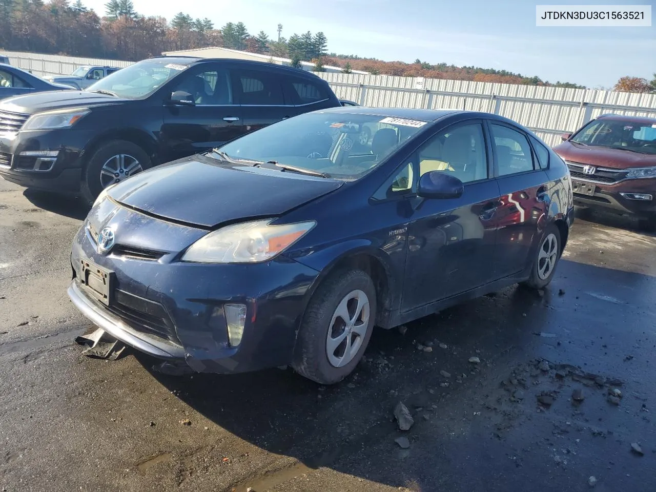 JTDKN3DU3C1563521 2012 Toyota Prius