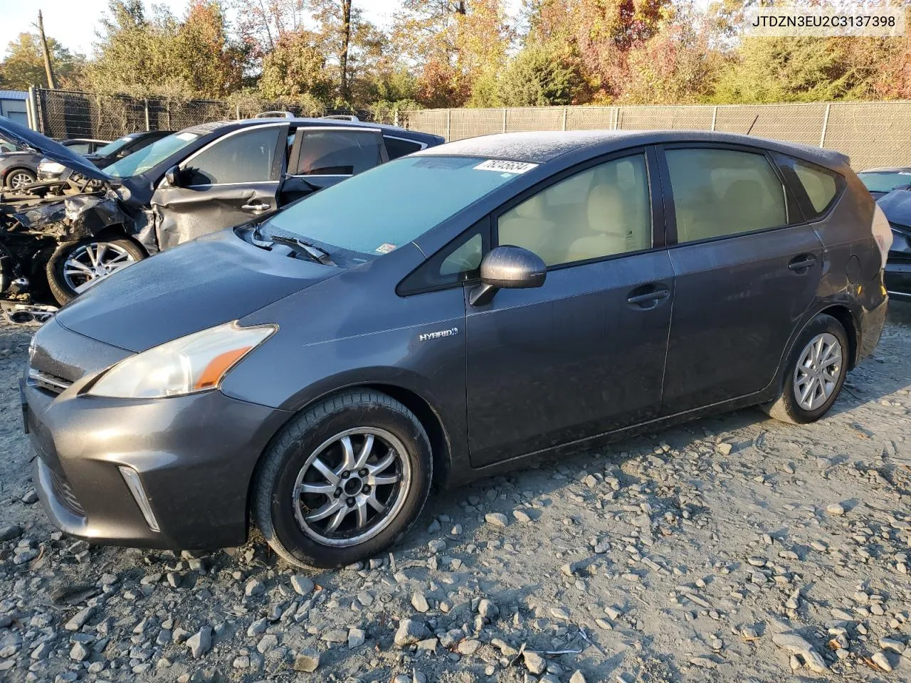 2012 Toyota Prius V VIN: JTDZN3EU2C3137398 Lot: 78245634