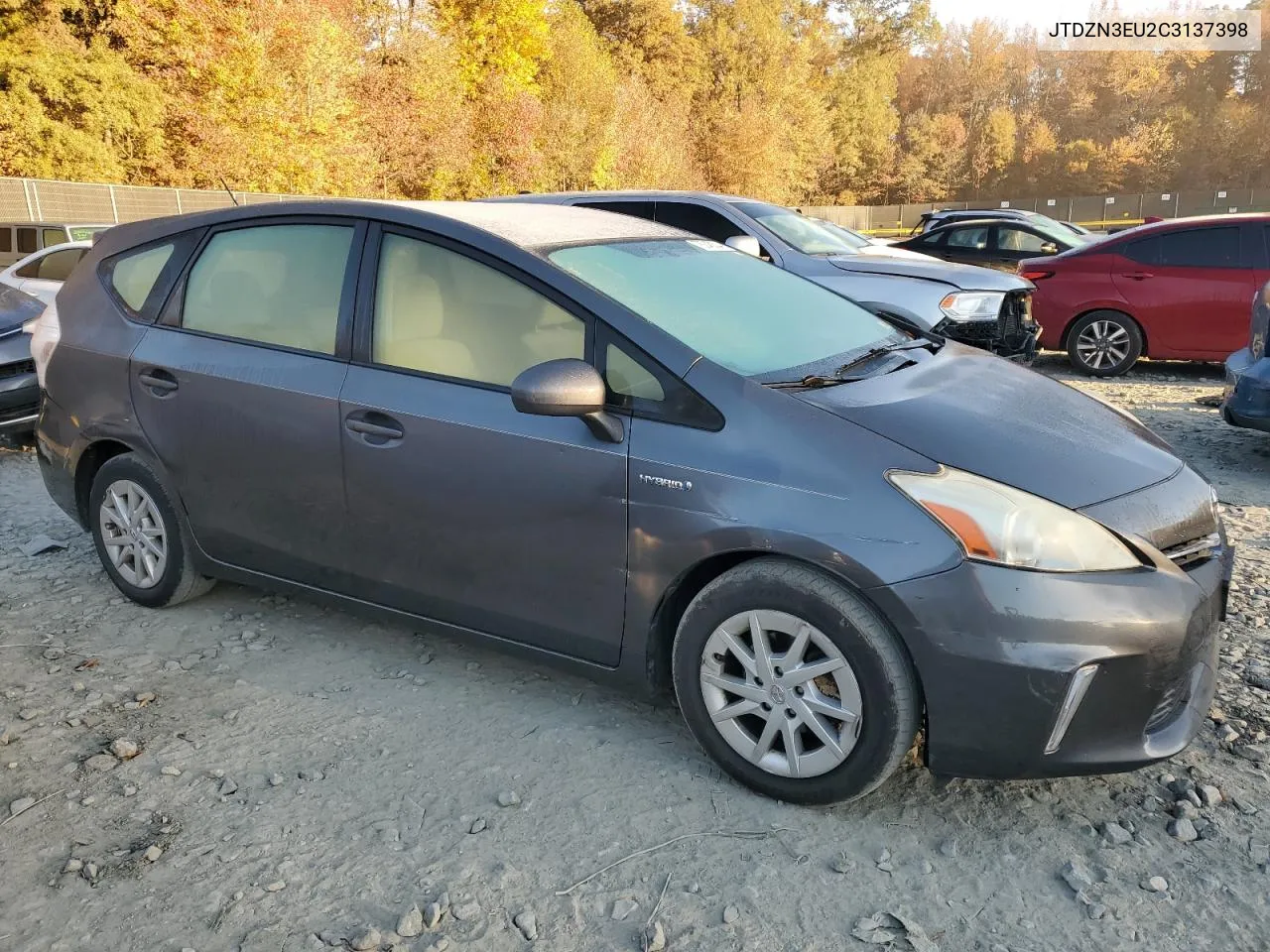 2012 Toyota Prius V VIN: JTDZN3EU2C3137398 Lot: 78245634