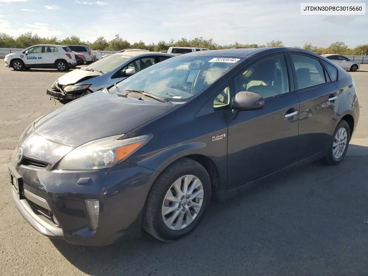 2012 Toyota Prius Plug-In VIN: JTDKN3DP8C3015660 Lot: 78258954