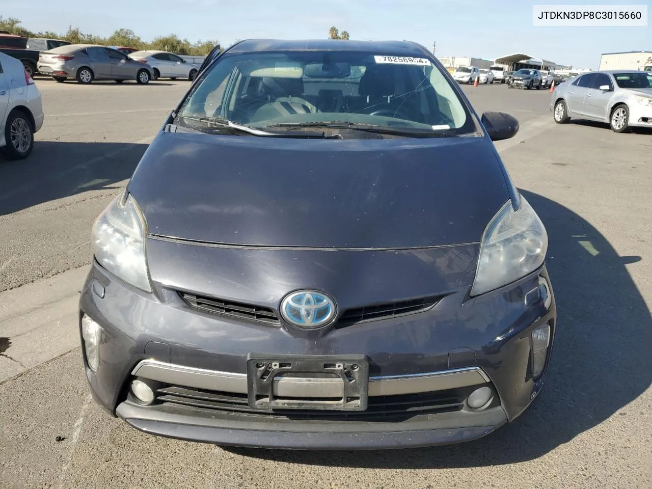 2012 Toyota Prius Plug-In VIN: JTDKN3DP8C3015660 Lot: 78258954