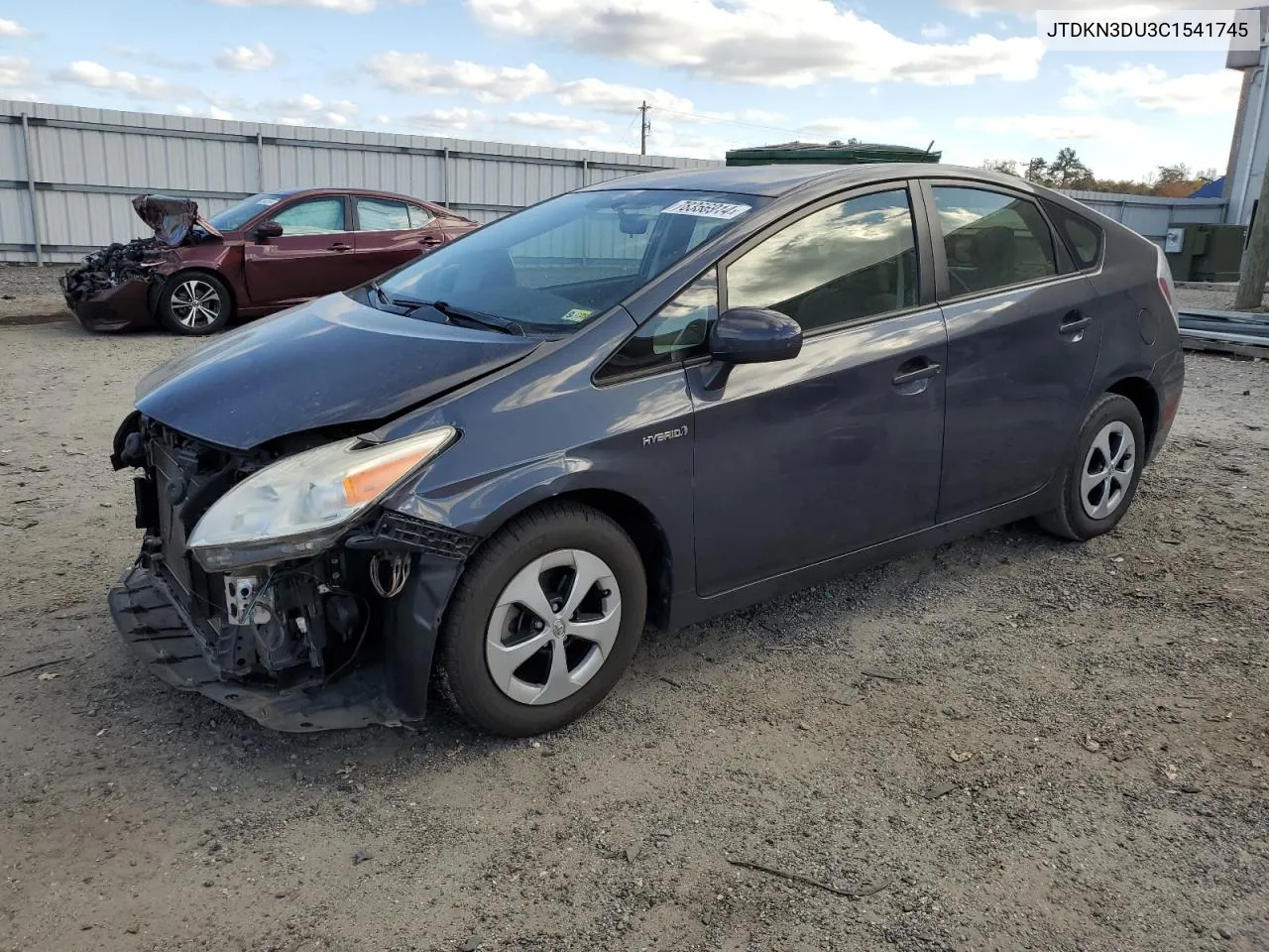 2012 Toyota Prius VIN: JTDKN3DU3C1541745 Lot: 78356914