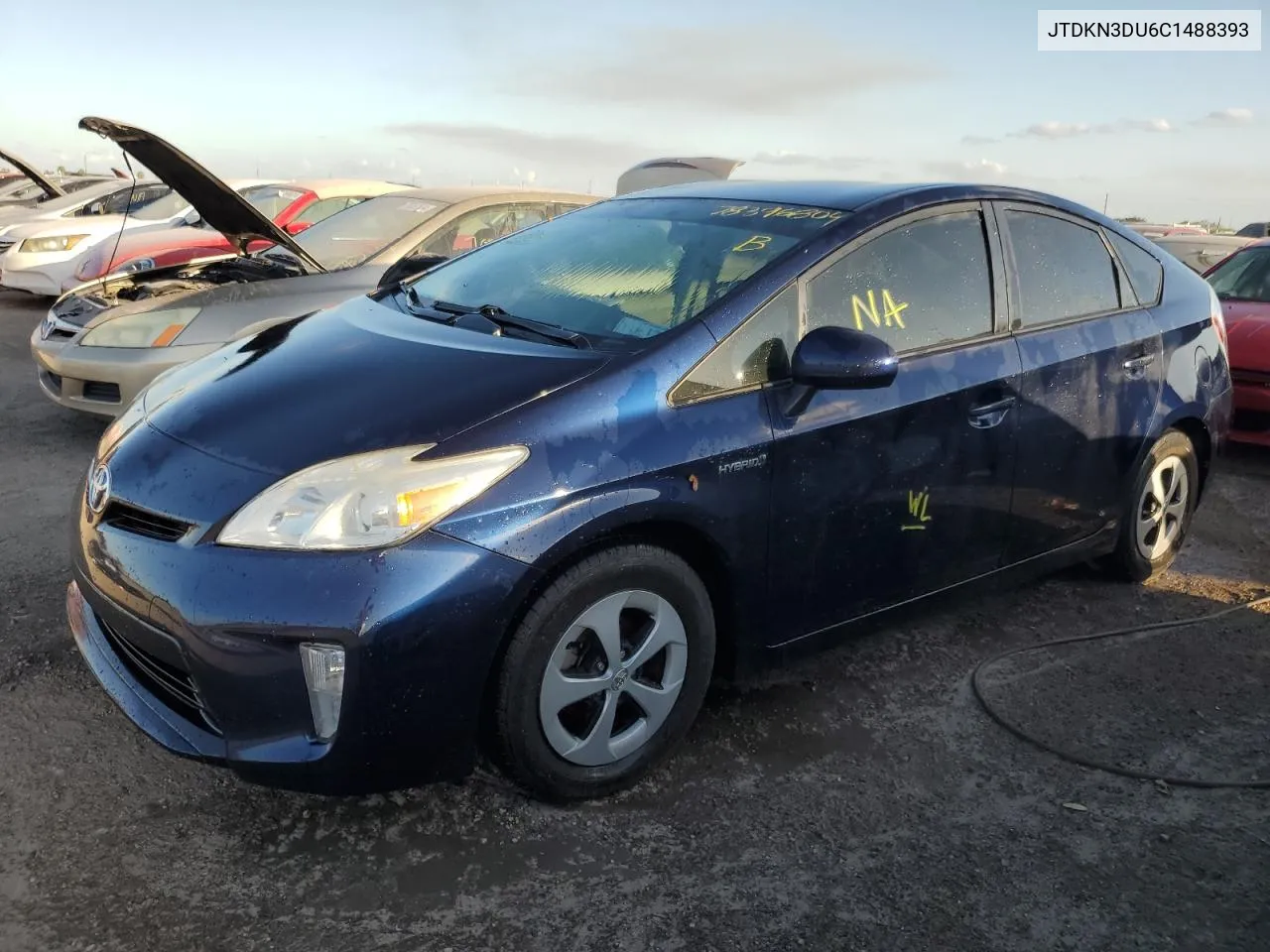 2012 Toyota Prius VIN: JTDKN3DU6C1488393 Lot: 78396804