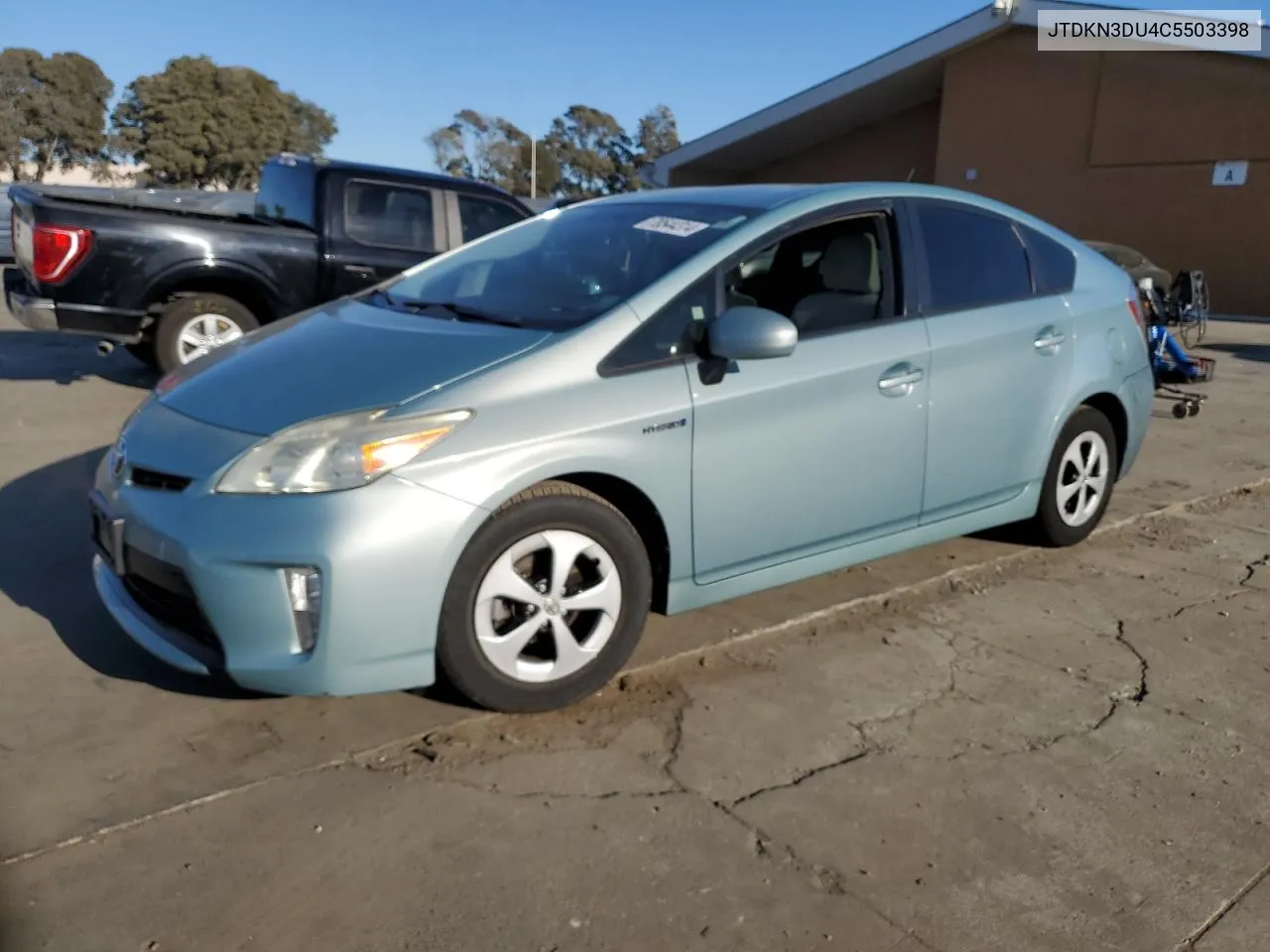 JTDKN3DU4C5503398 2012 Toyota Prius