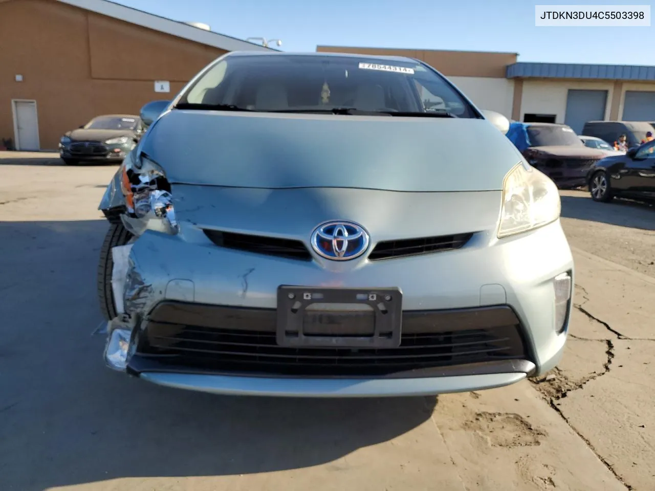 2012 Toyota Prius VIN: JTDKN3DU4C5503398 Lot: 78544314