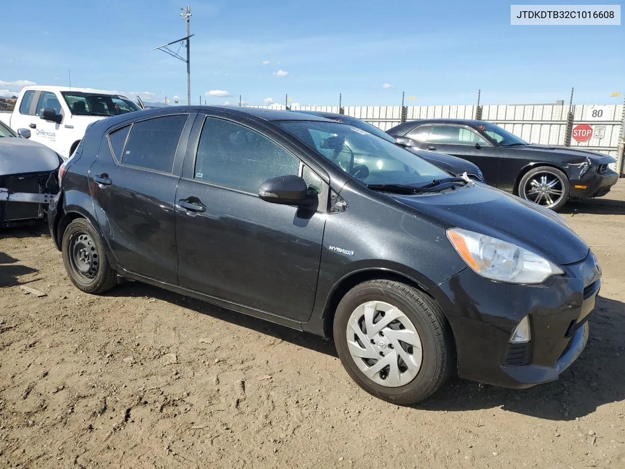 2012 Toyota Prius C VIN: JTDKDTB32C1016608 Lot: 78551894