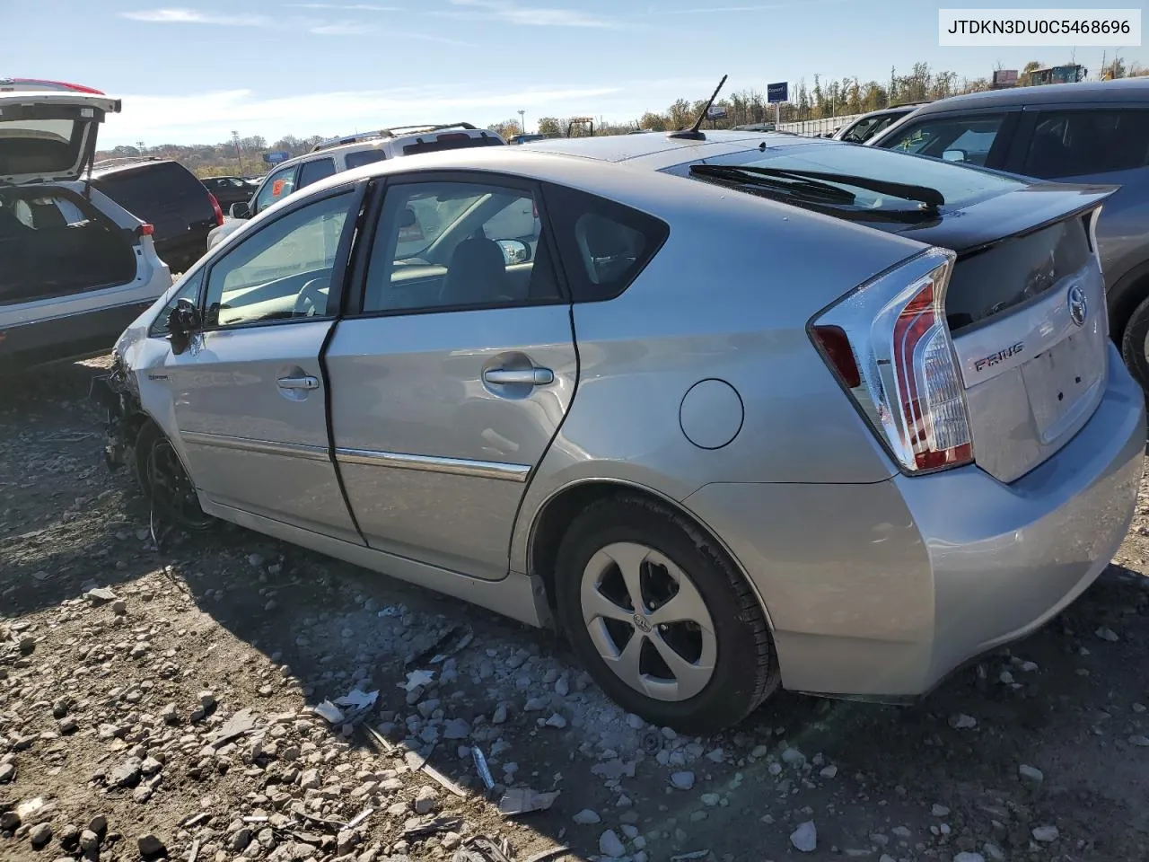 2012 Toyota Prius VIN: JTDKN3DU0C5468696 Lot: 78646704