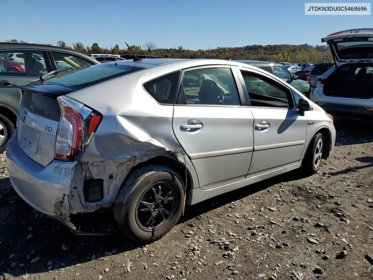 2012 Toyota Prius VIN: JTDKN3DU0C5468696 Lot: 78646704