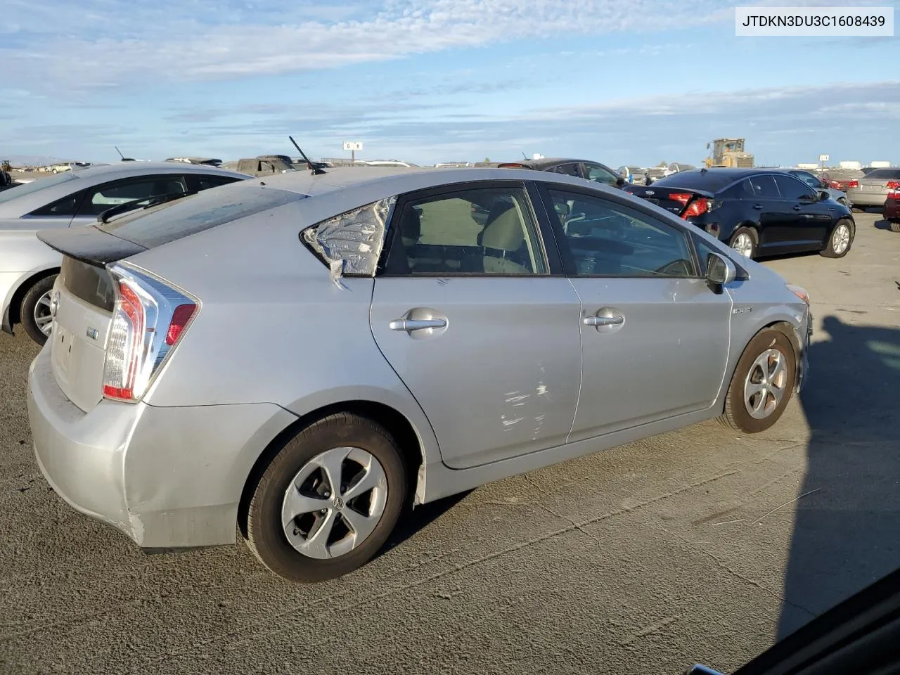 2012 Toyota Prius VIN: JTDKN3DU3C1608439 Lot: 78690454