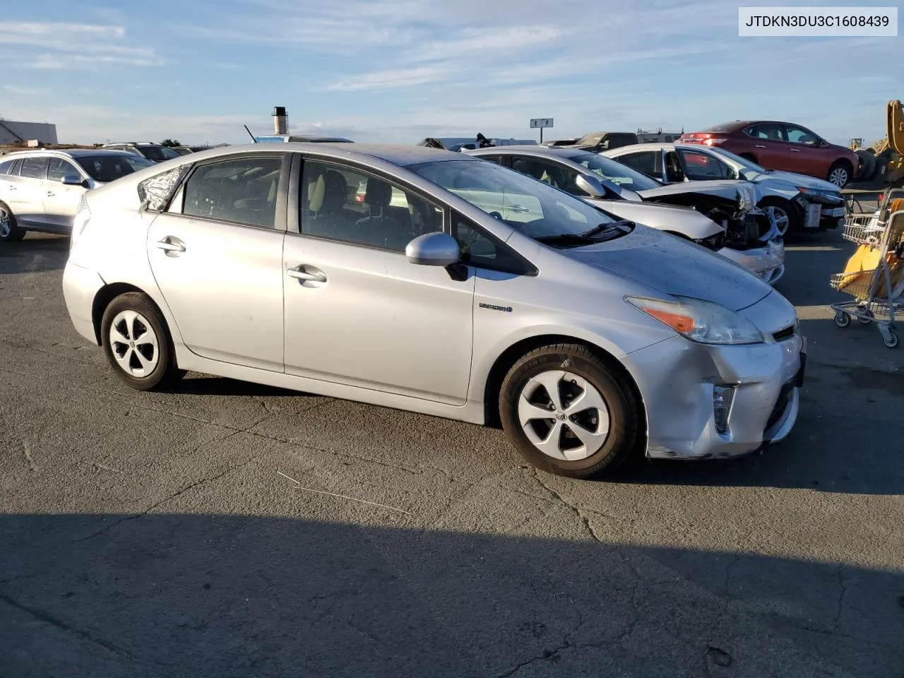 2012 Toyota Prius VIN: JTDKN3DU3C1608439 Lot: 78690454