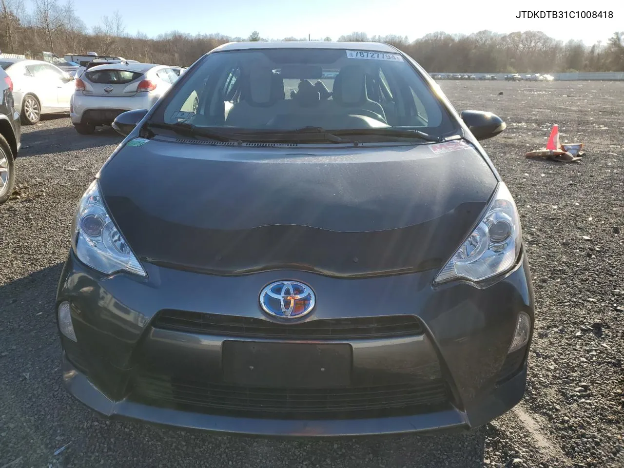 2012 Toyota Prius C VIN: JTDKDTB31C1008418 Lot: 78727794