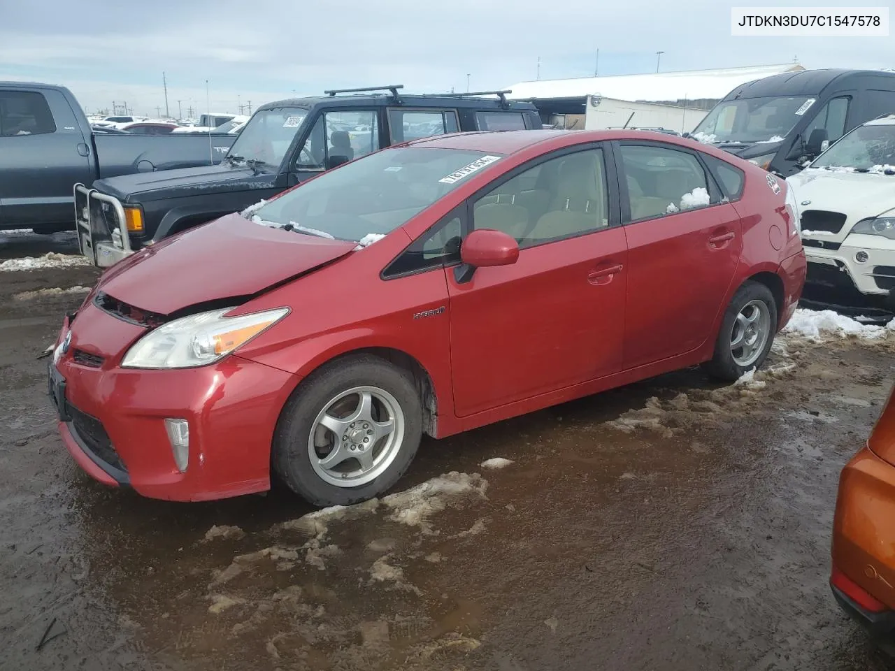 2012 Toyota Prius VIN: JTDKN3DU7C1547578 Lot: 78797354