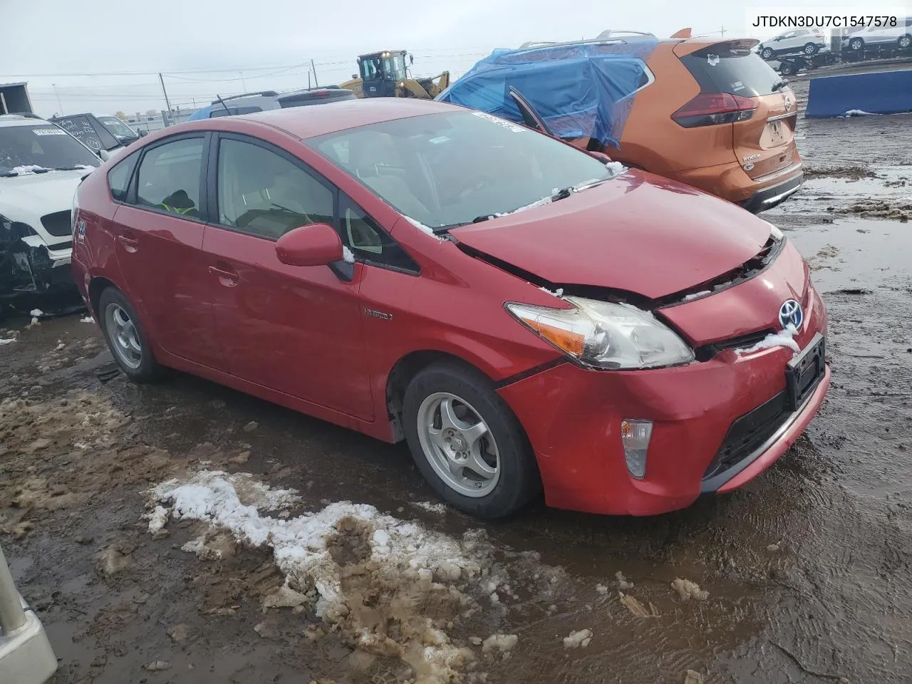 2012 Toyota Prius VIN: JTDKN3DU7C1547578 Lot: 78797354