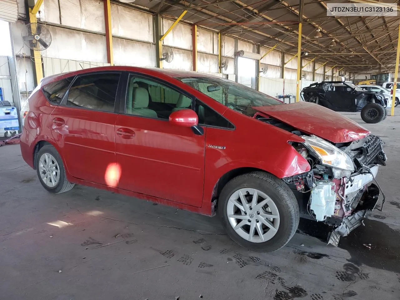 2012 Toyota Prius V VIN: JTDZN3EU1C3123136 Lot: 79239214