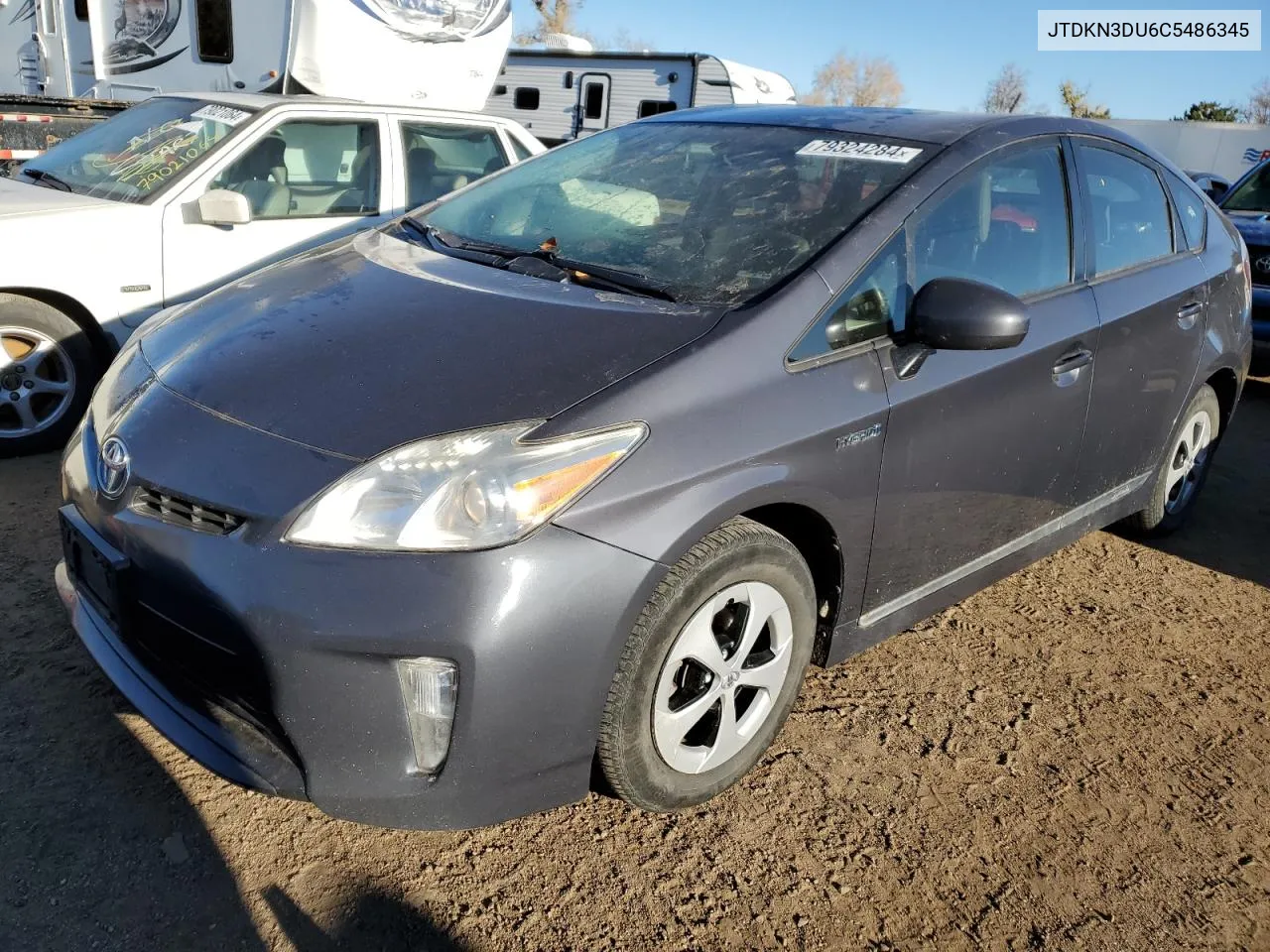 2012 Toyota Prius VIN: JTDKN3DU6C5486345 Lot: 79324284