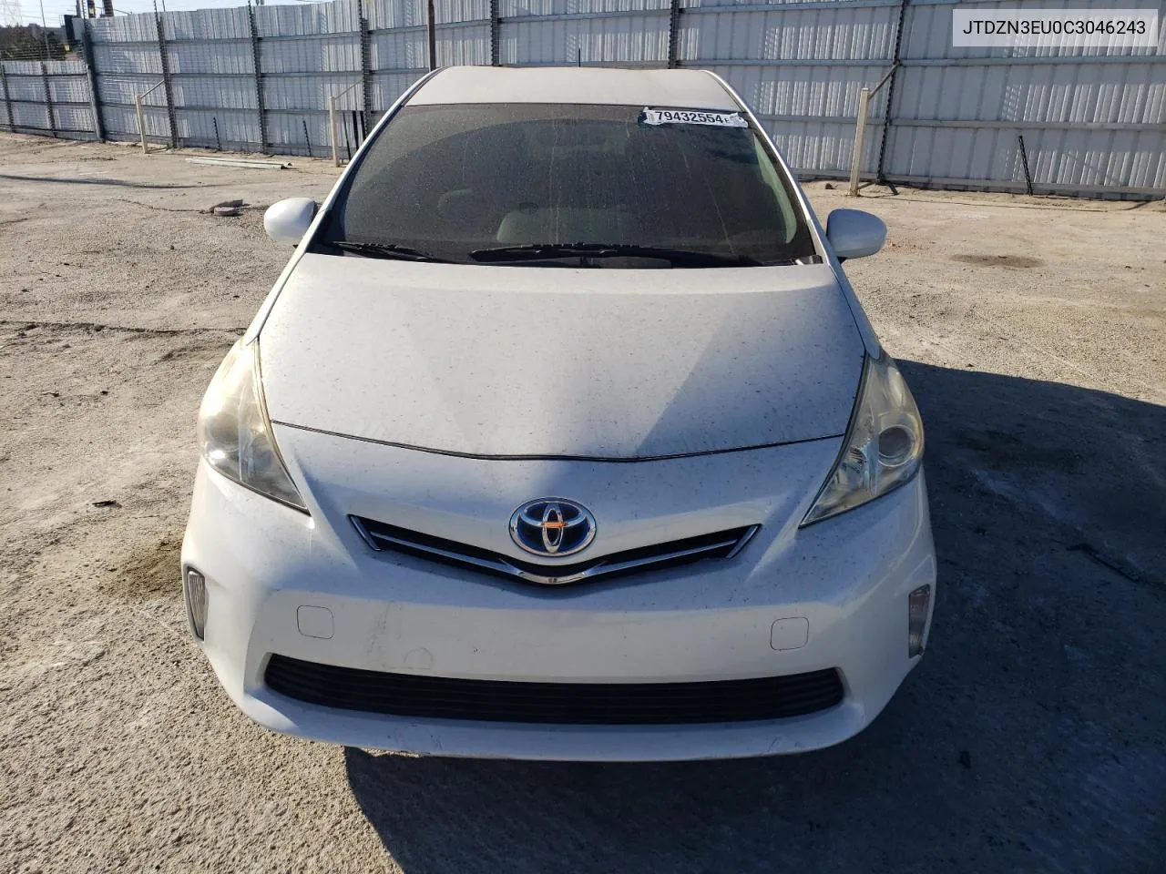 JTDZN3EU0C3046243 2012 Toyota Prius V