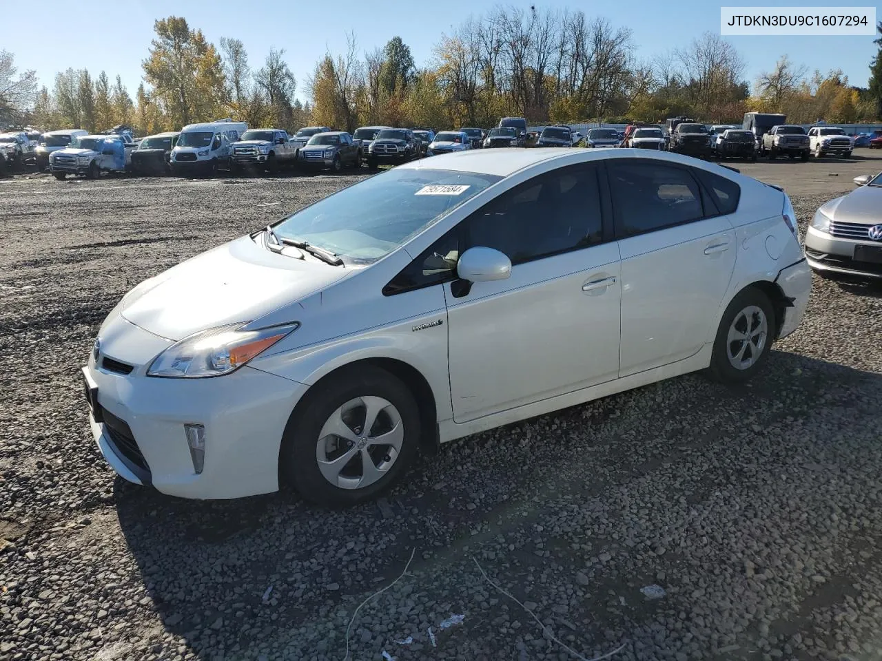 2012 Toyota Prius VIN: JTDKN3DU9C1607294 Lot: 79571584