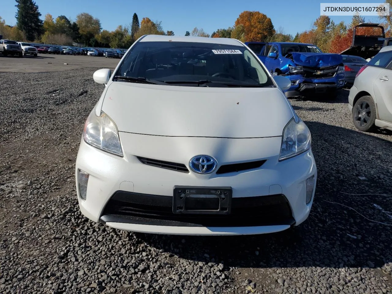 2012 Toyota Prius VIN: JTDKN3DU9C1607294 Lot: 79571584