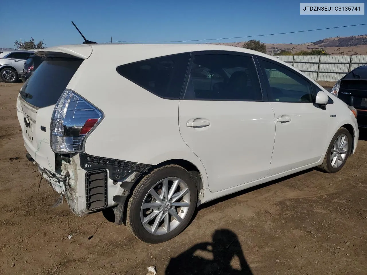 2012 Toyota Prius V VIN: JTDZN3EU1C3135741 Lot: 79719304