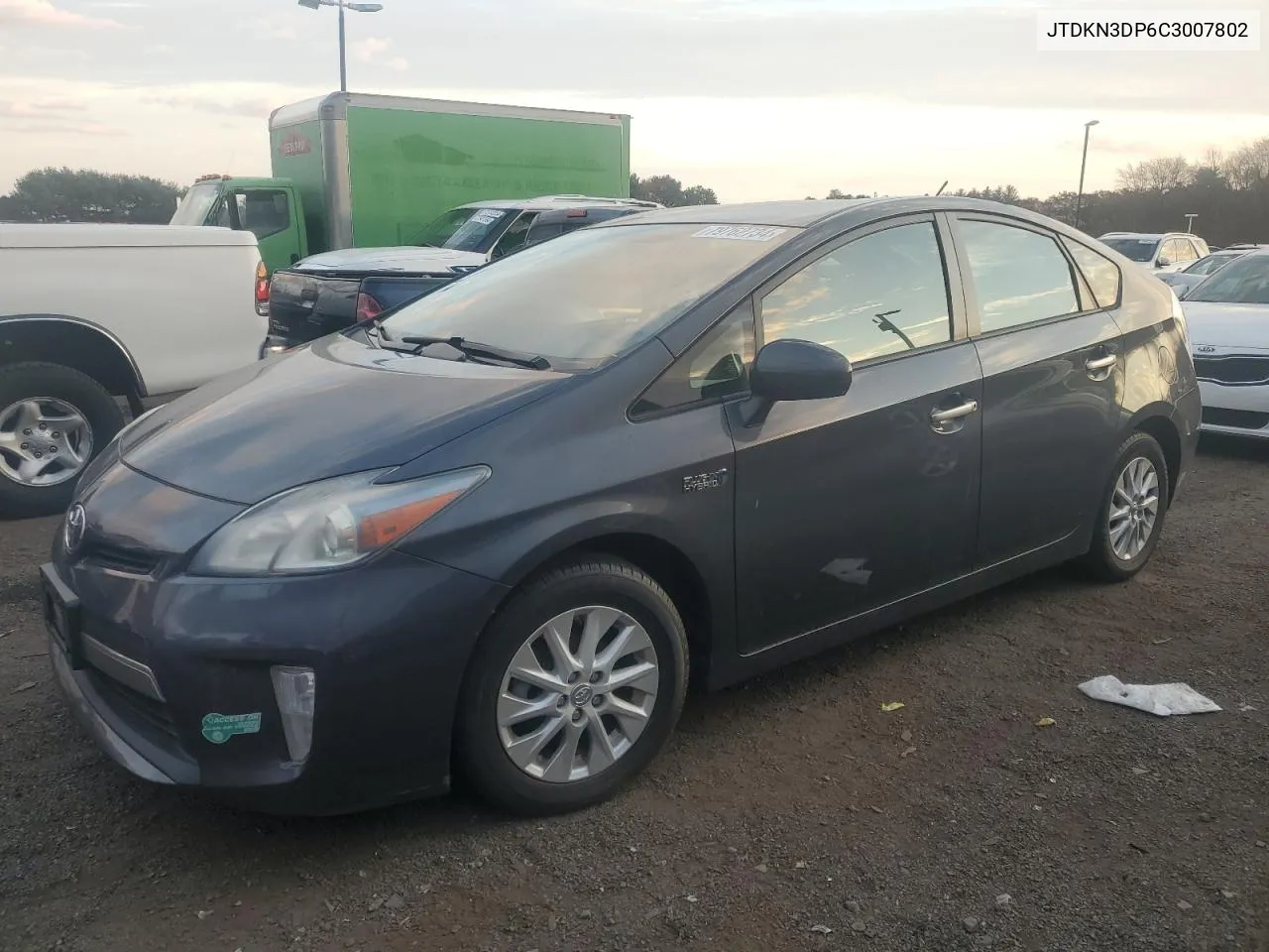 2012 Toyota Prius Plug-In VIN: JTDKN3DP6C3007802 Lot: 79762734