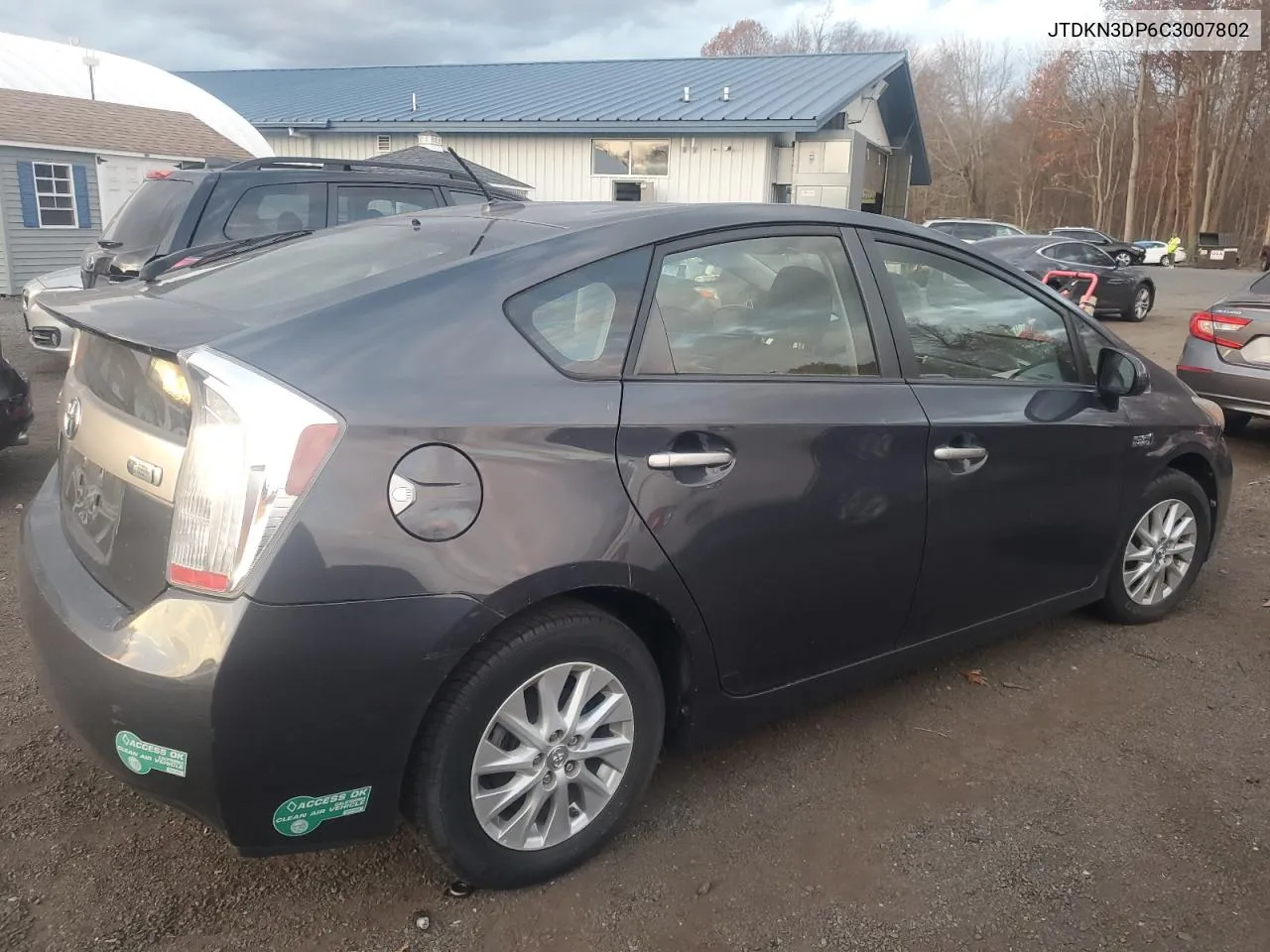 2012 Toyota Prius Plug-In VIN: JTDKN3DP6C3007802 Lot: 79762734