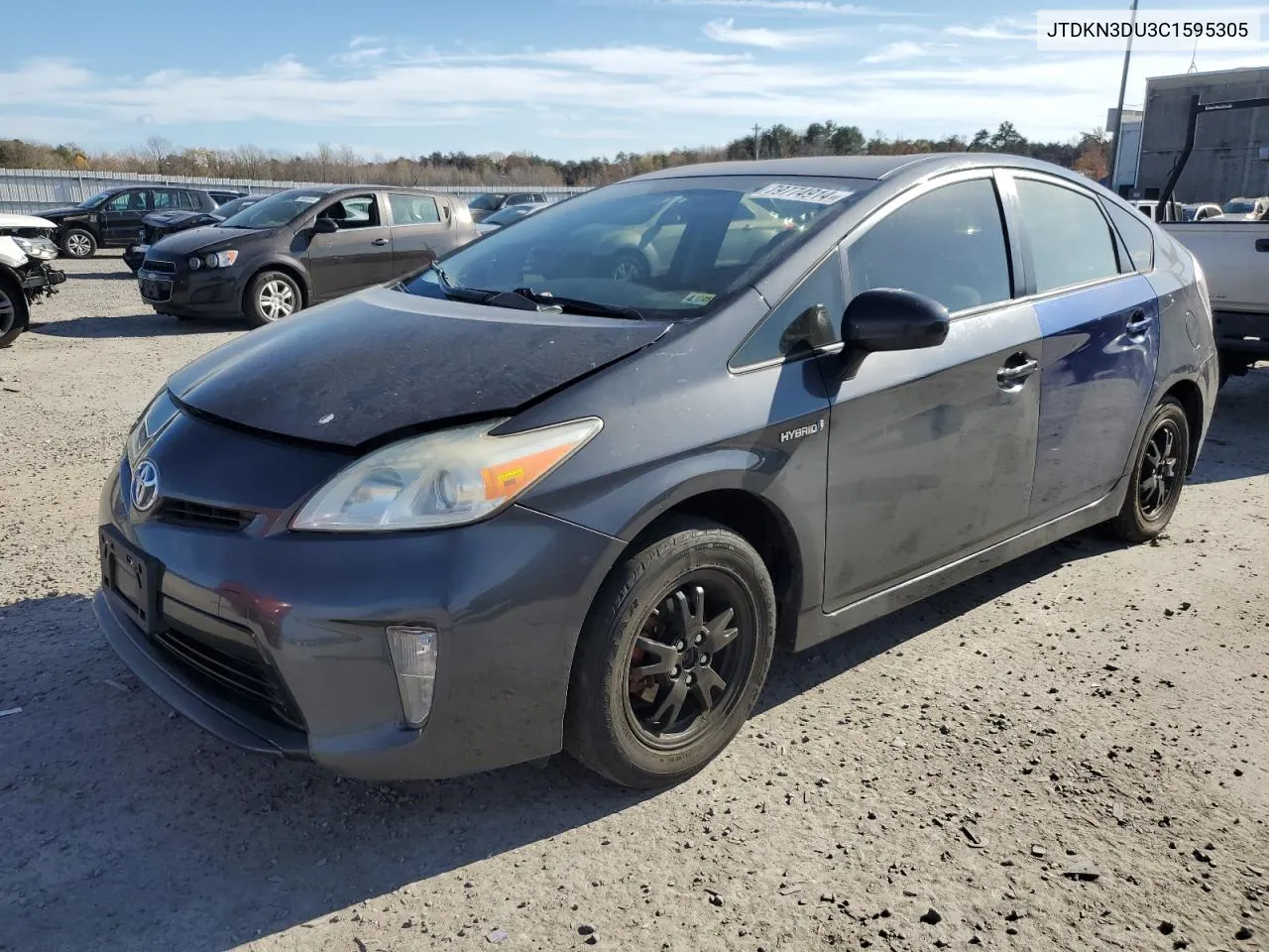 2012 Toyota Prius VIN: JTDKN3DU3C1595305 Lot: 79774914