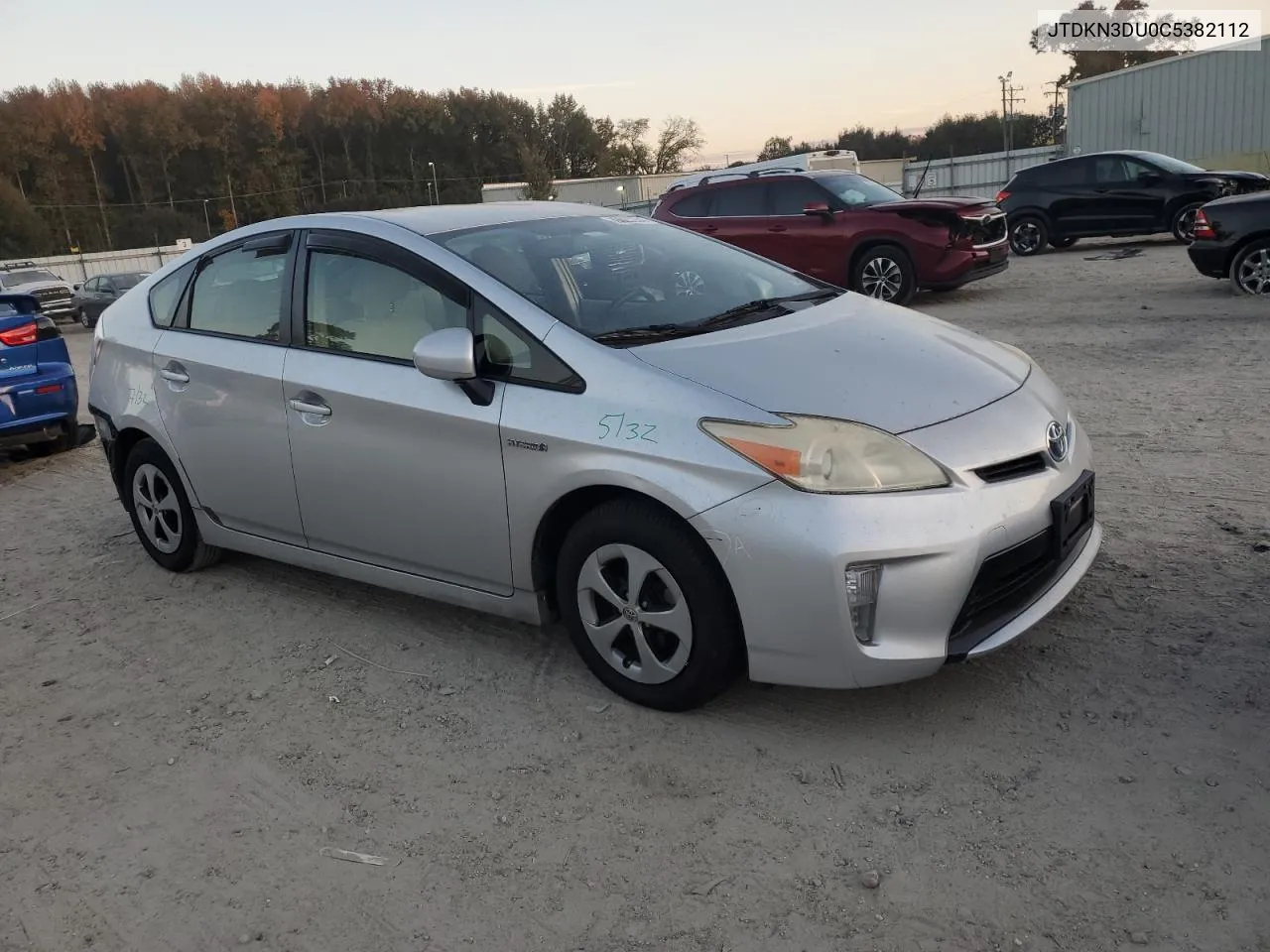 2012 Toyota Prius VIN: JTDKN3DU0C5382112 Lot: 79823284